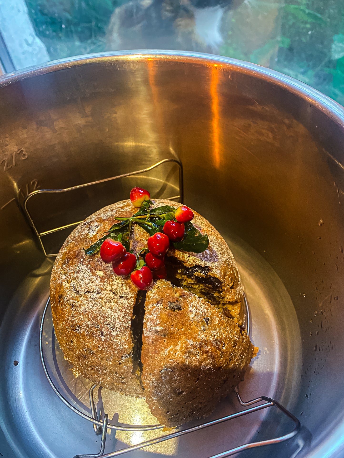 Instant Pot Figgy Pudding