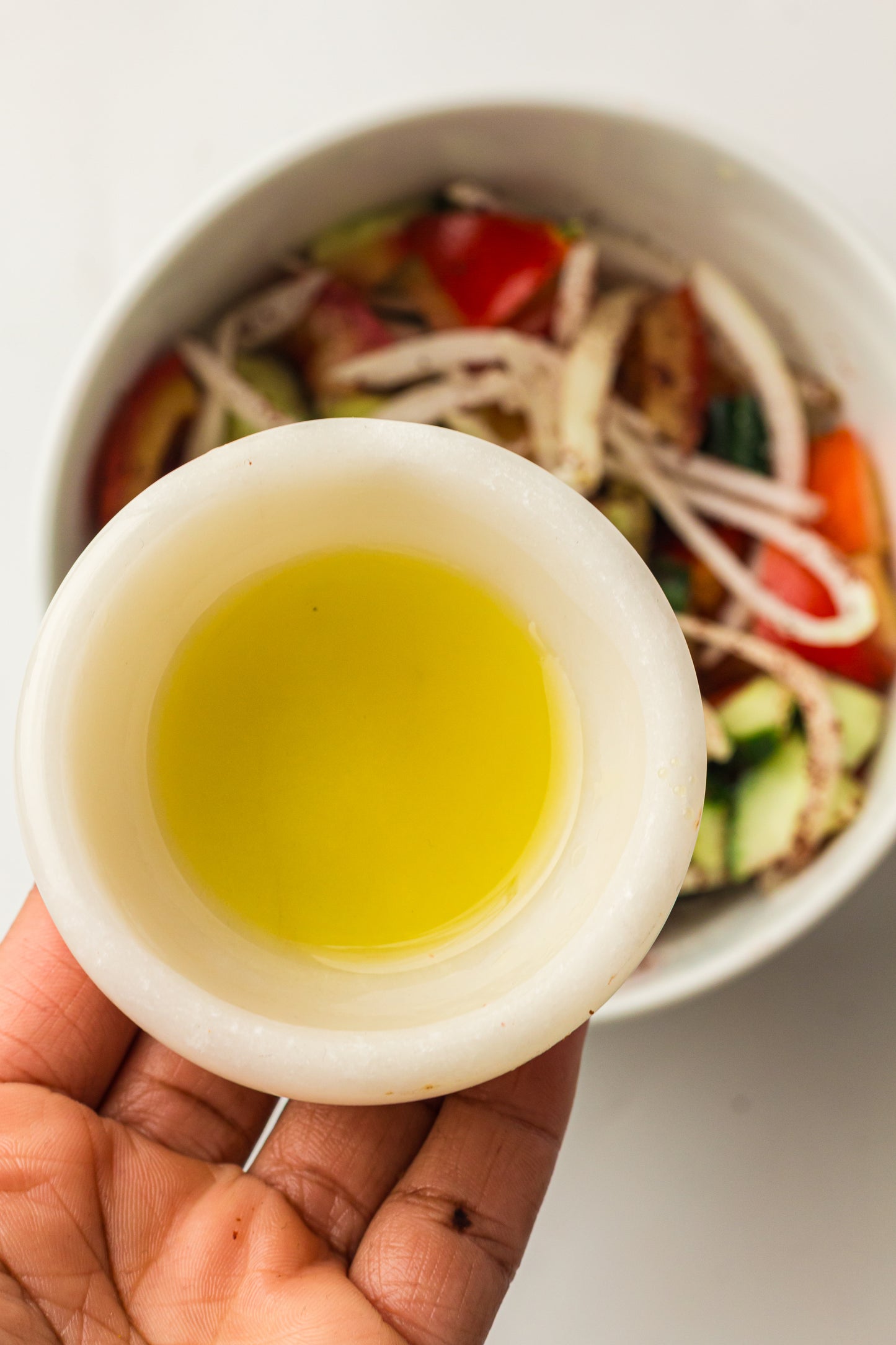 Sheet Pan Koftas with Tahini Dressing & Sumac Tomato-Cucumber Salad