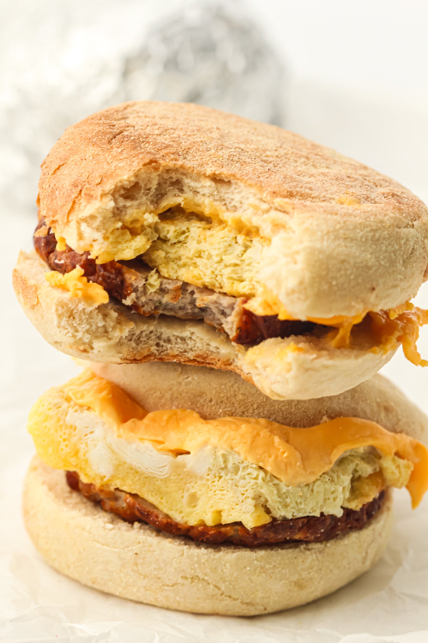Freezer-Friendly Egg Muffin Sandwiches