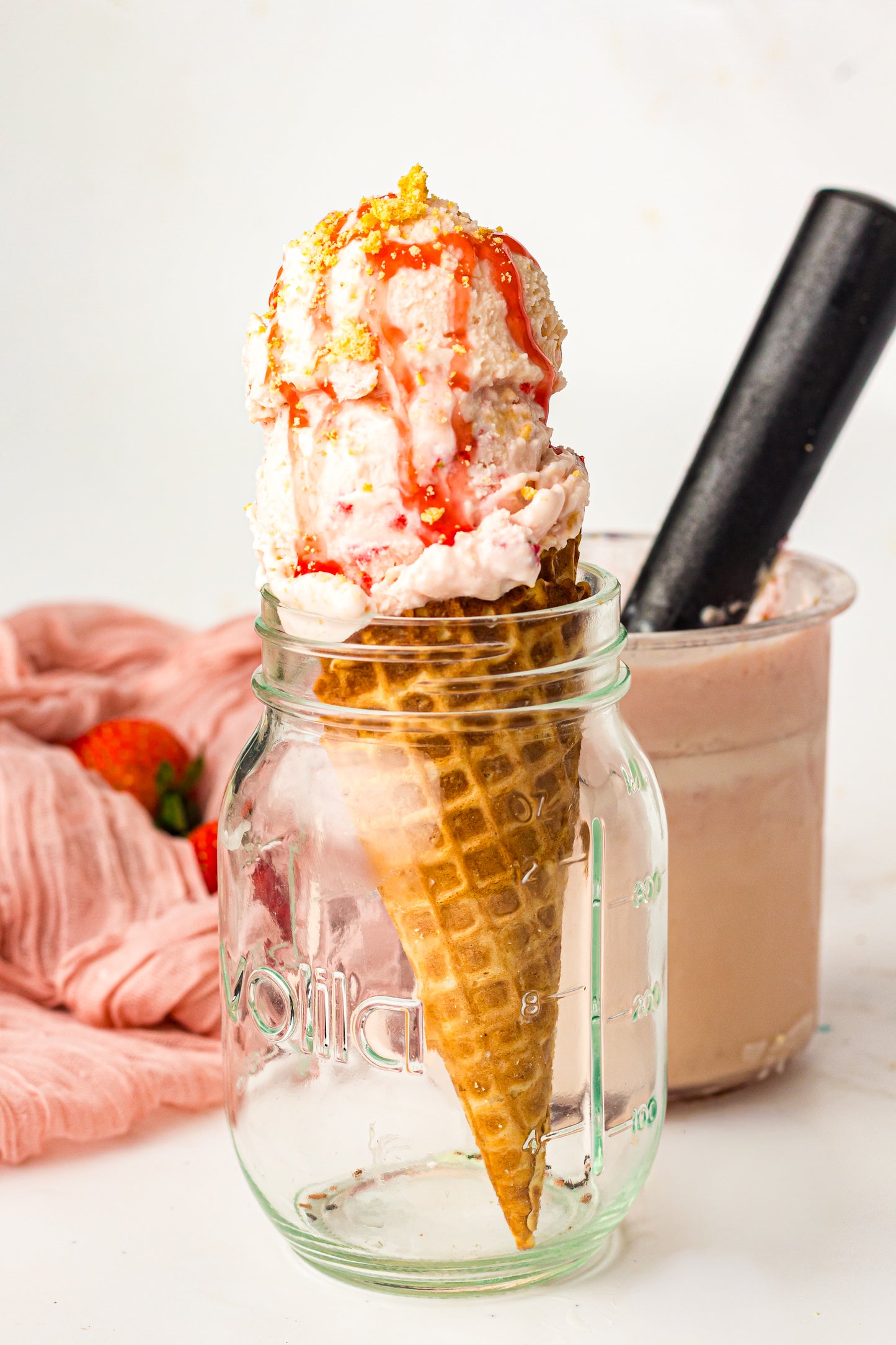 Strawberry Cheesecake Ninja Creami Ice Cream (PLR)