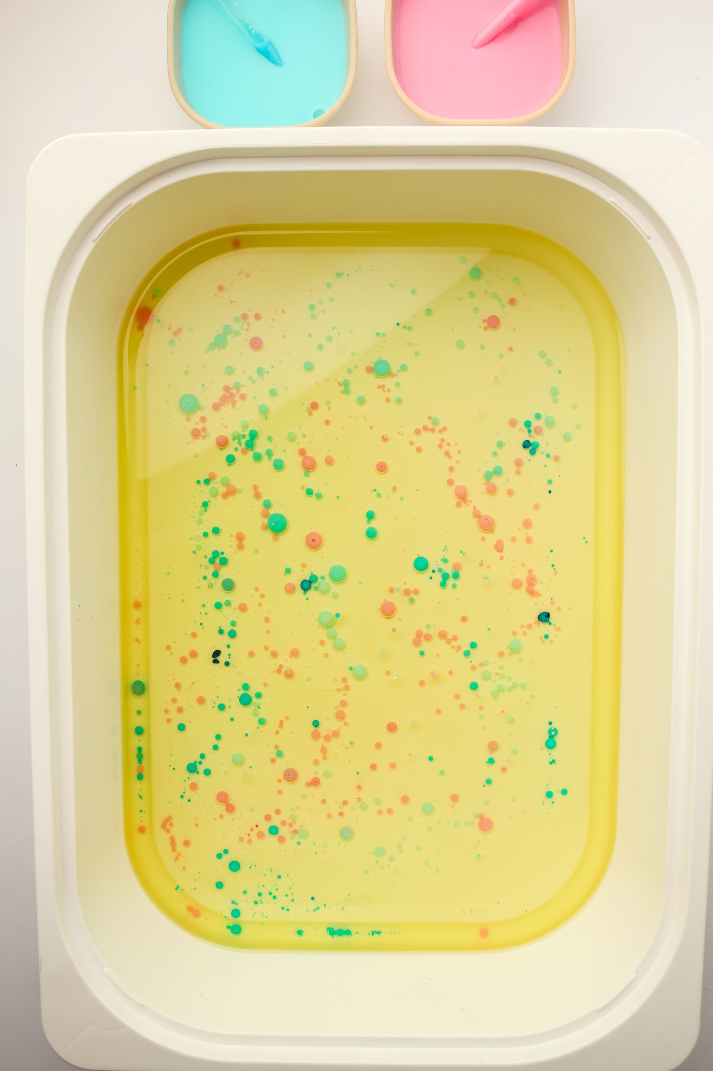 Lava Lamp Sensory Box