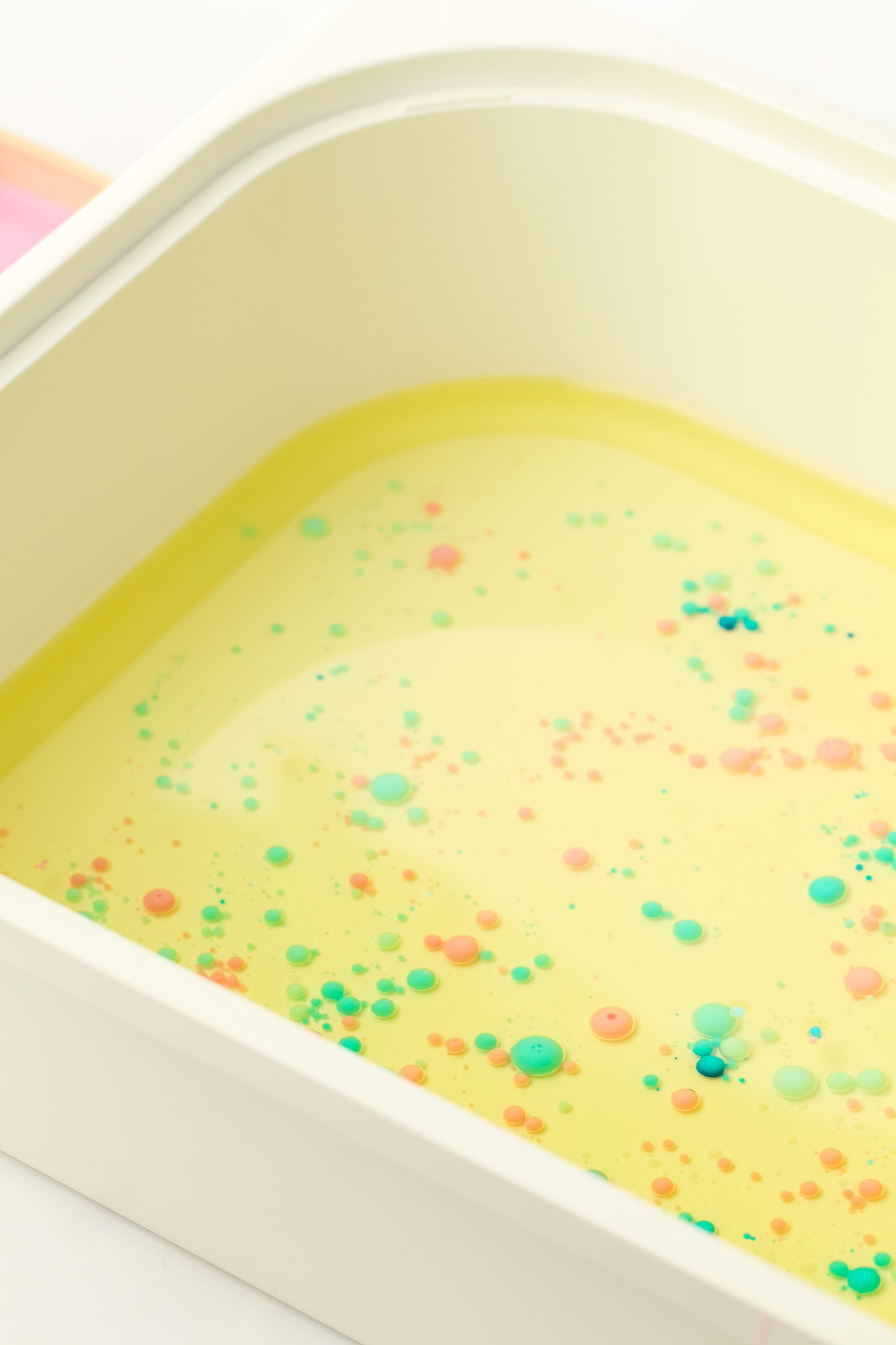 Lava Lamp Sensory Box