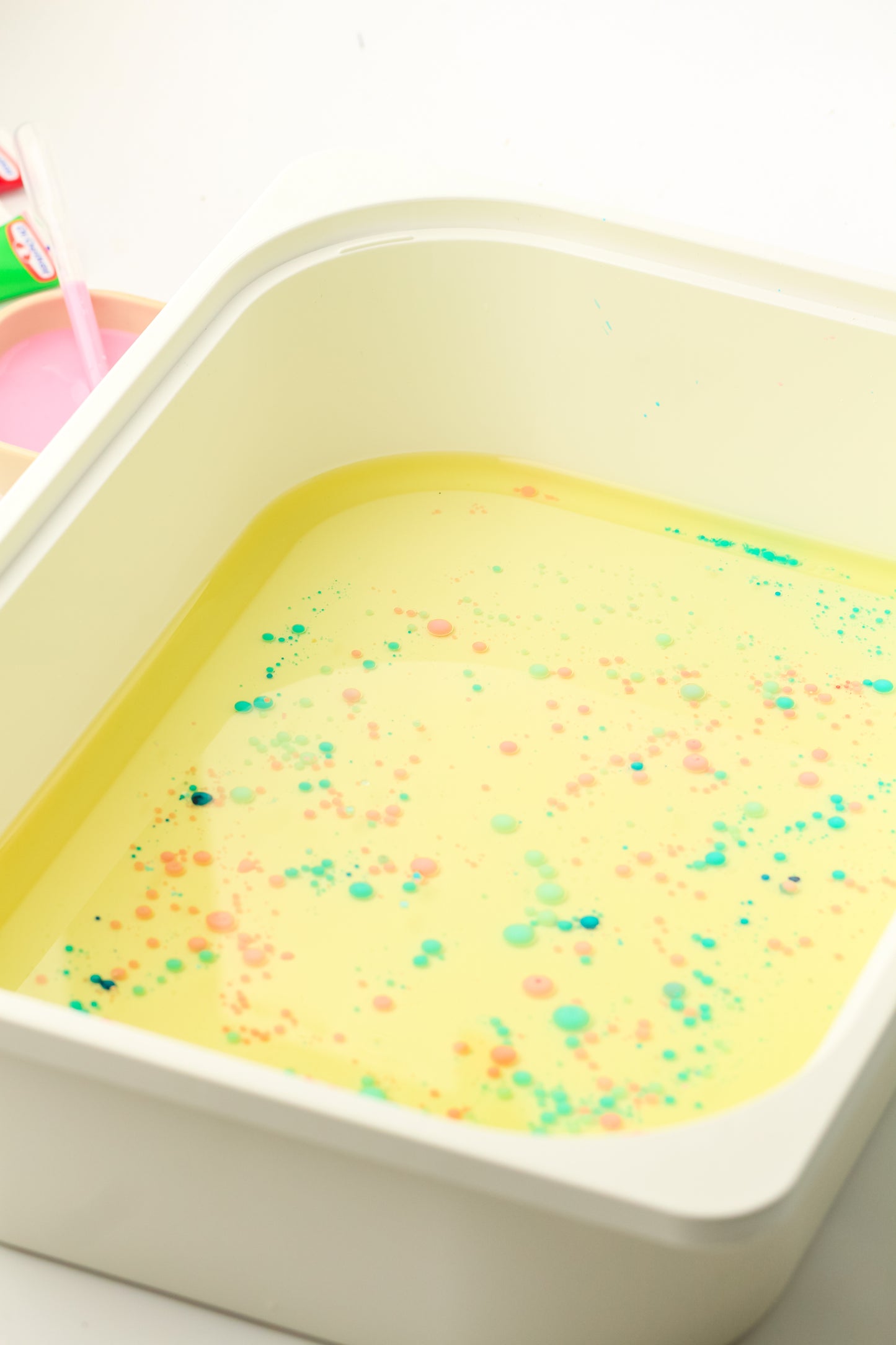 Lava Lamp Sensory Box
