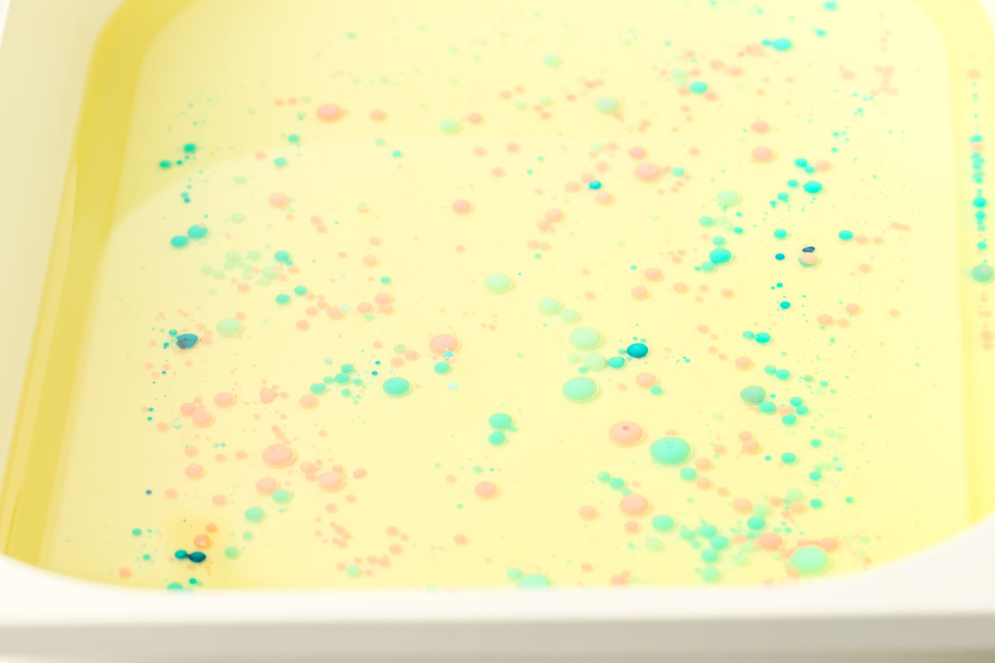 Lava Lamp Sensory Box
