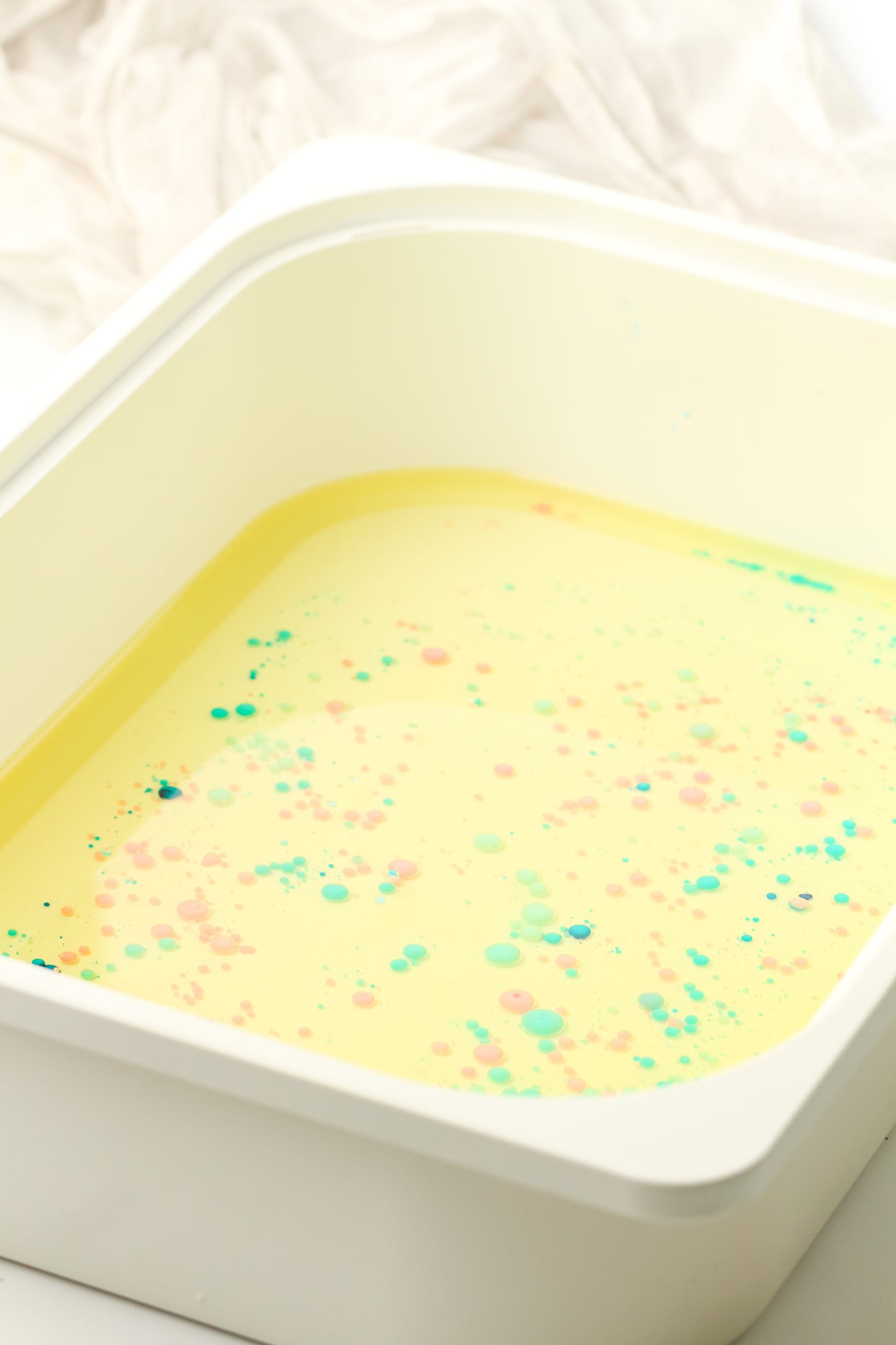 Lava Lamp Sensory Box