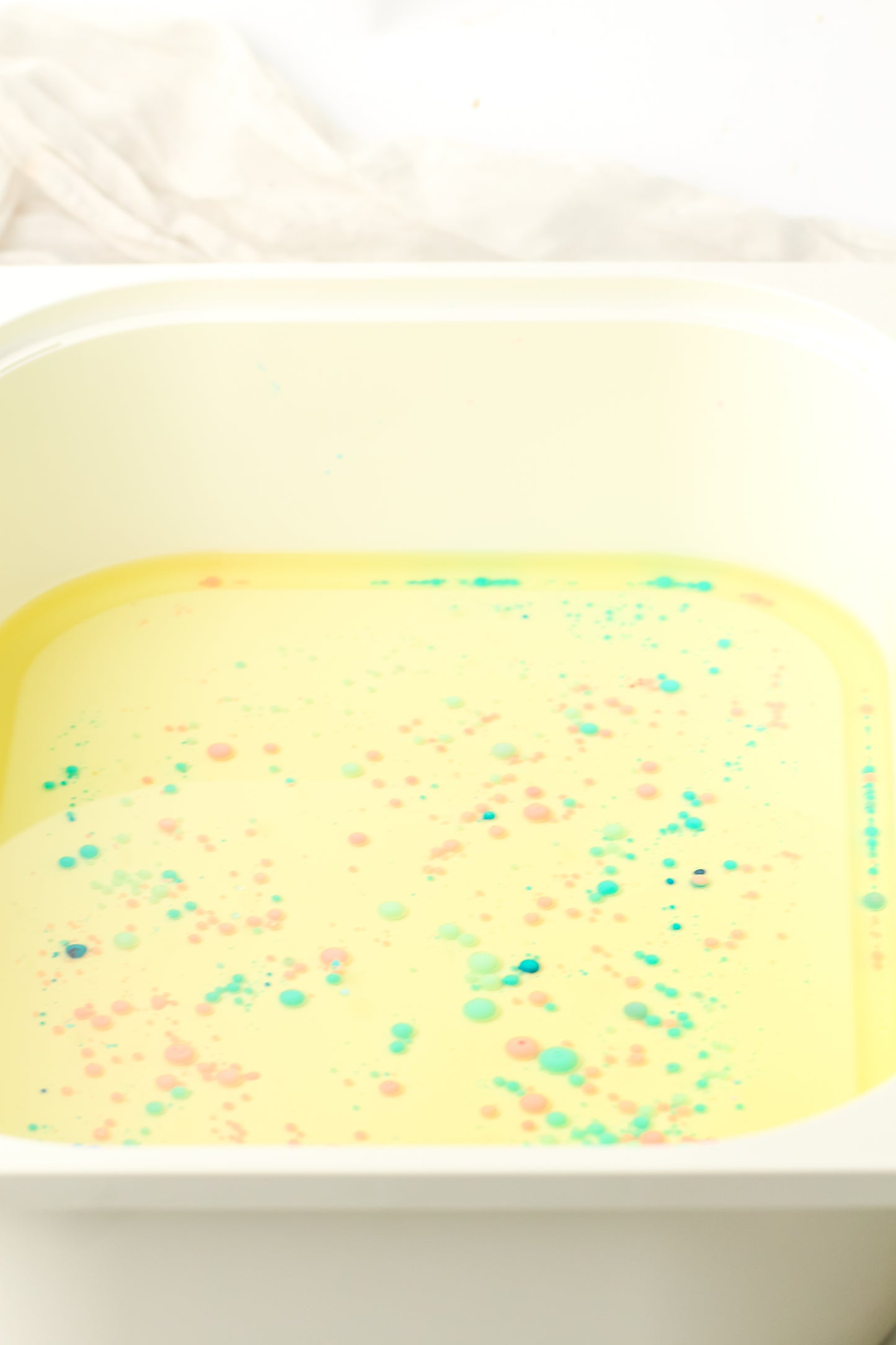 Lava Lamp Sensory Box