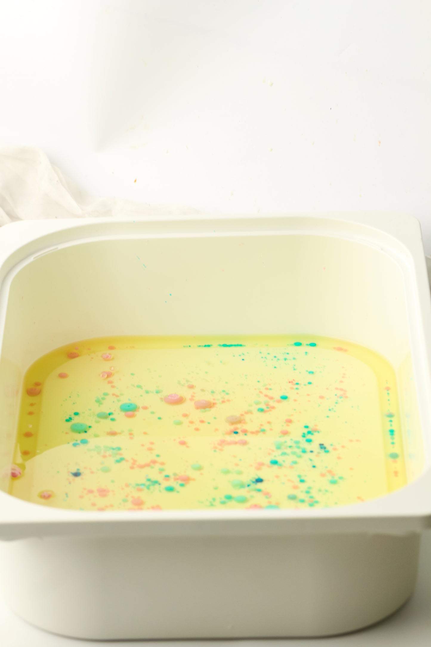Lava Lamp Sensory Box