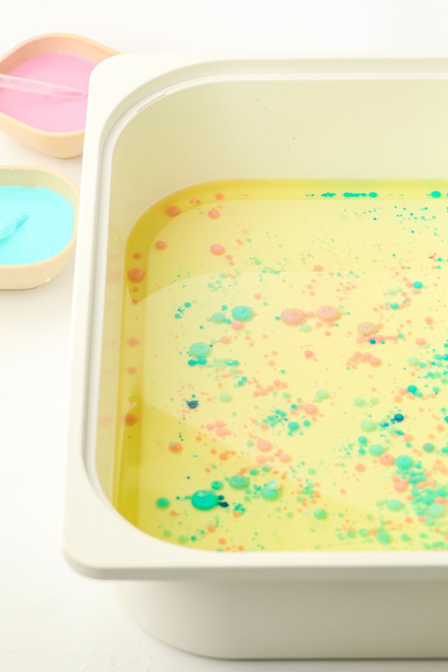 Lava Lamp Sensory Box