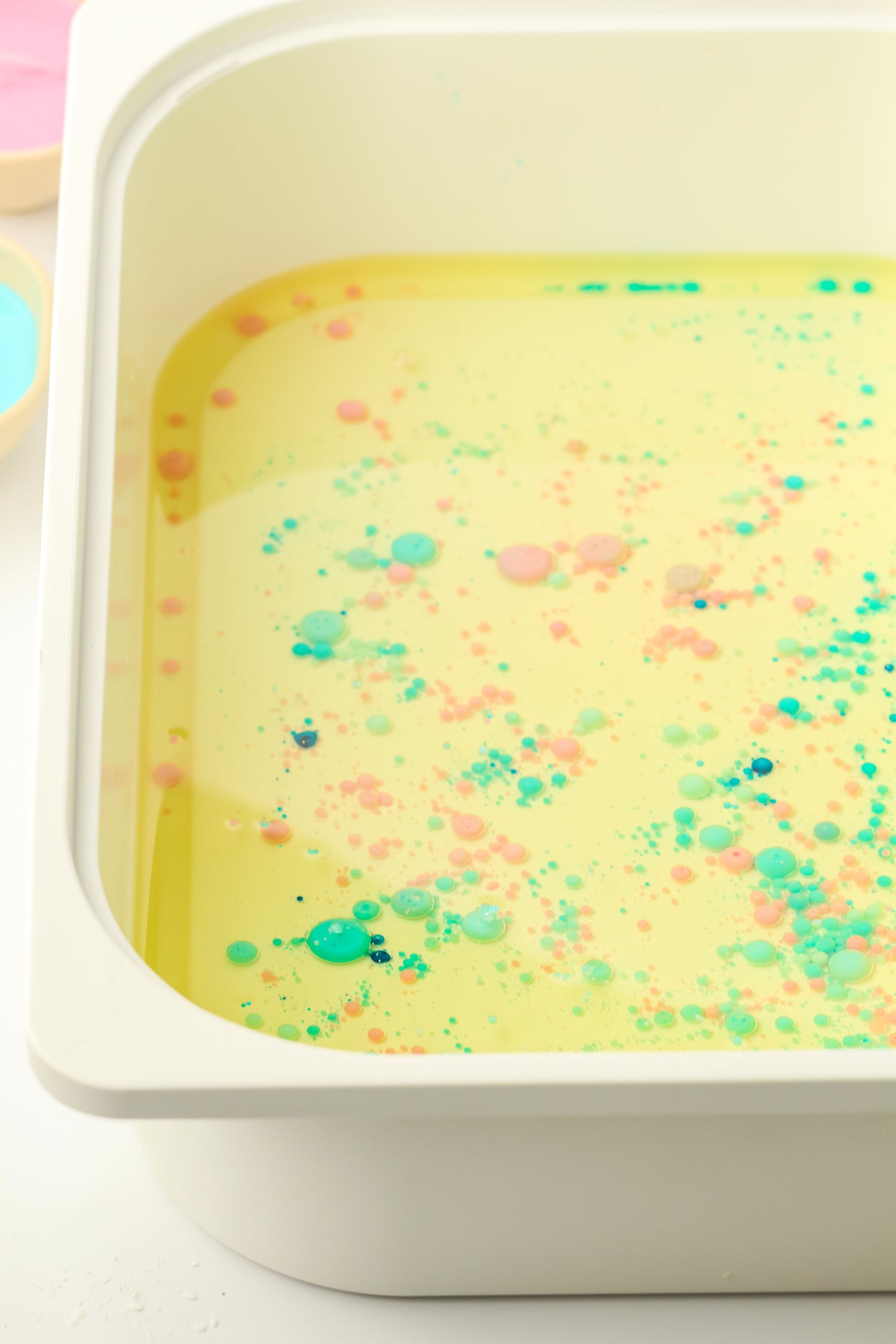 Lava Lamp Sensory Box