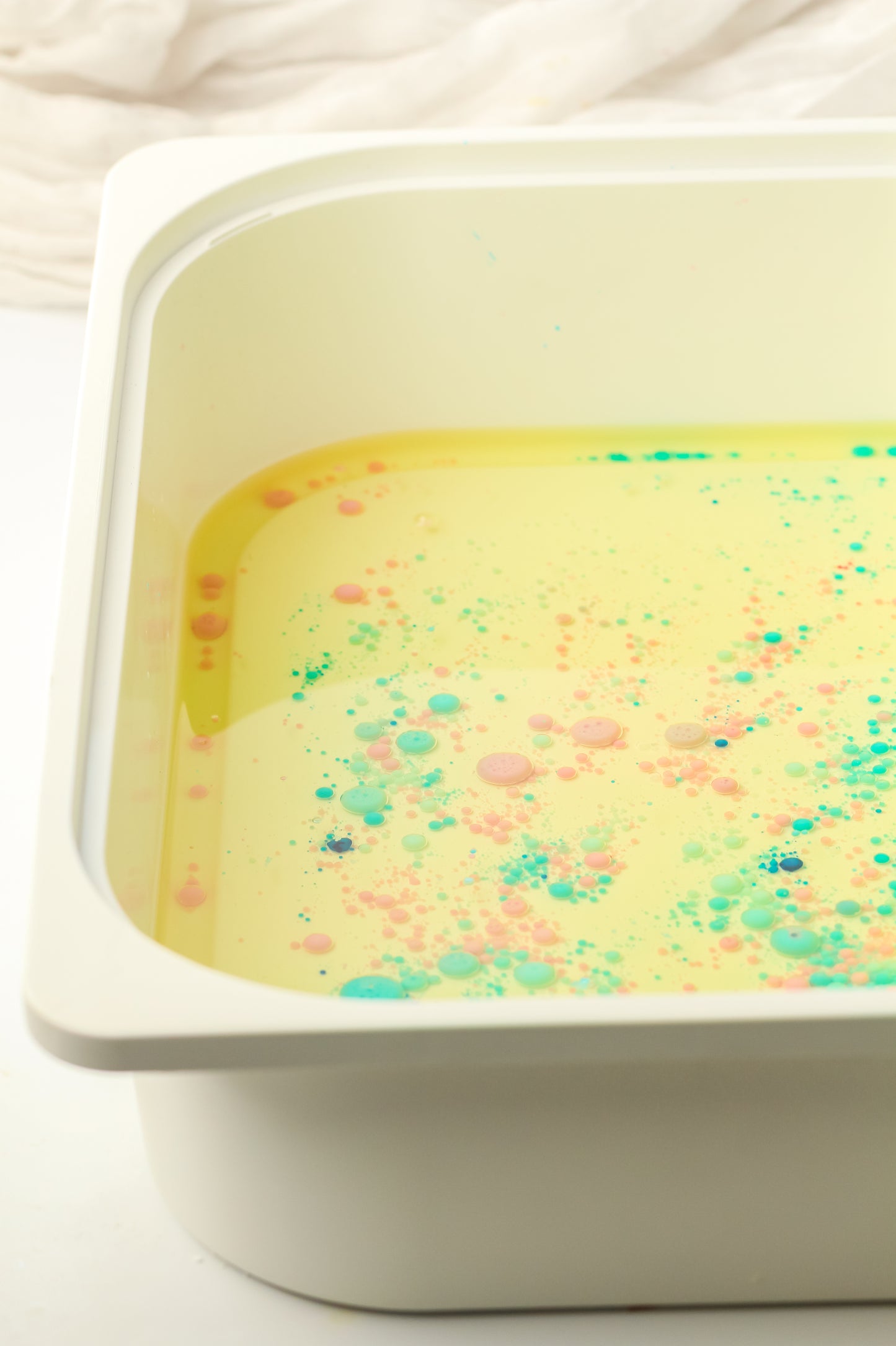 Lava Lamp Sensory Box