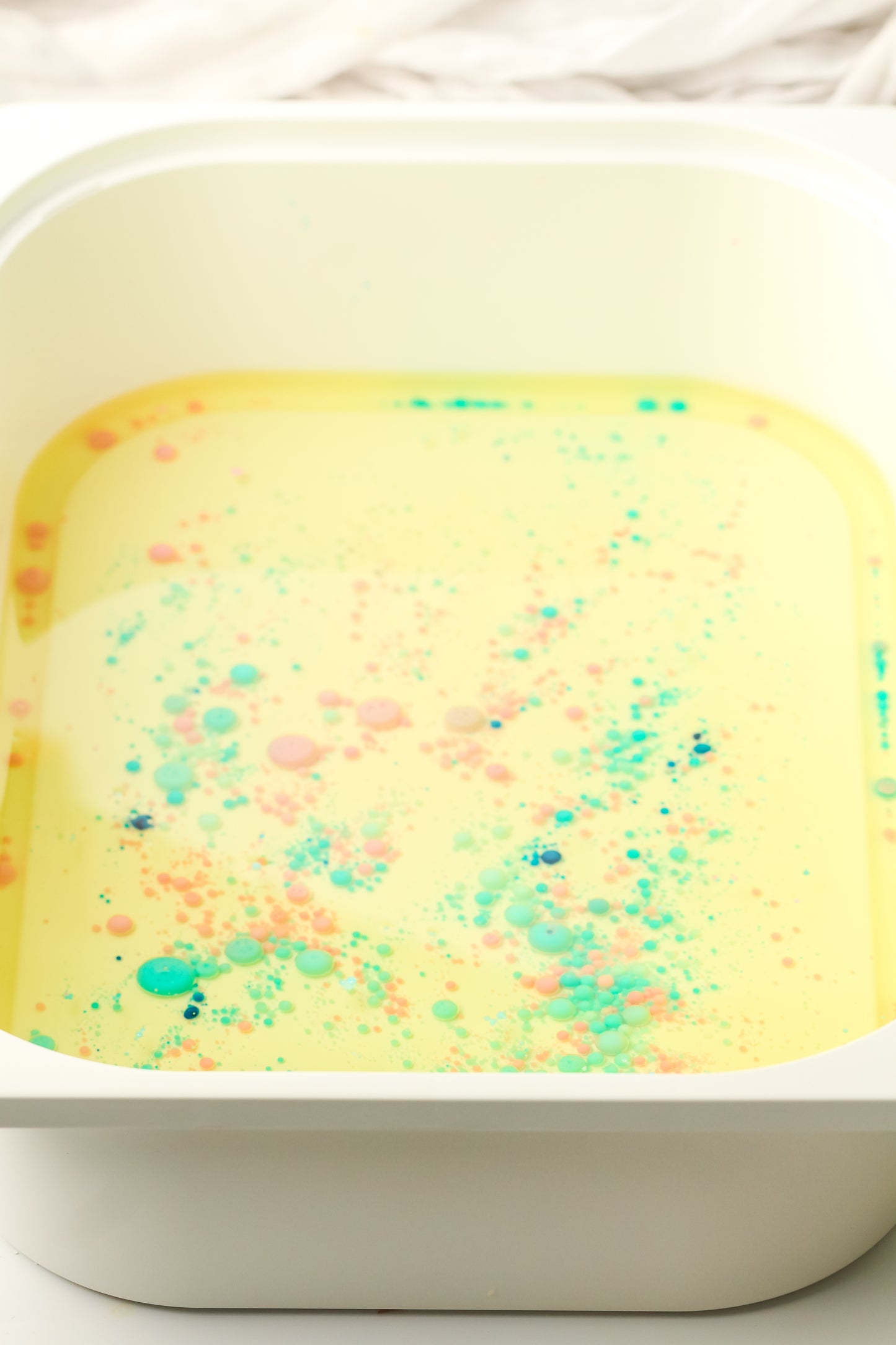 Lava Lamp Sensory Box
