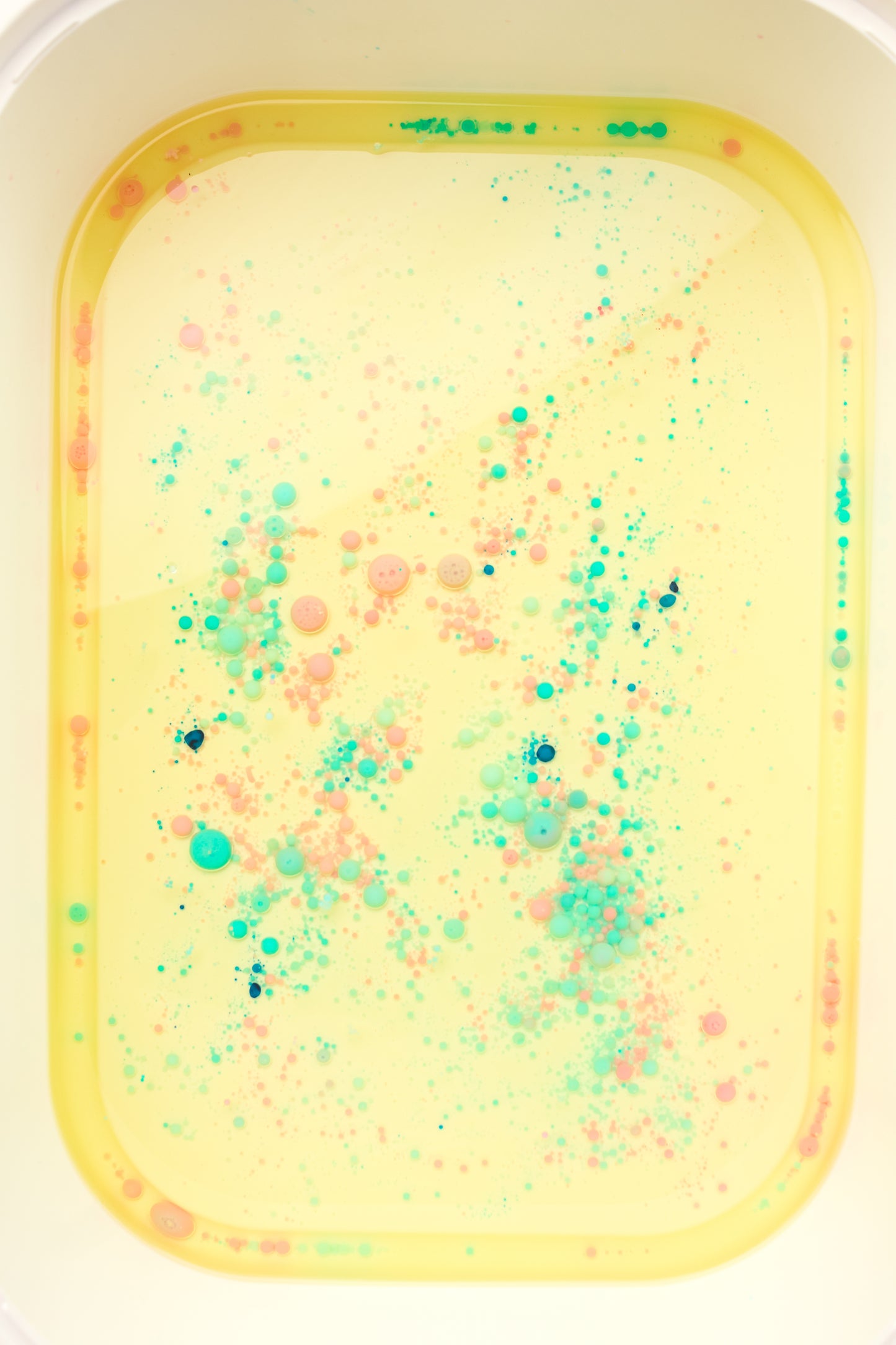 Lava Lamp Sensory Box