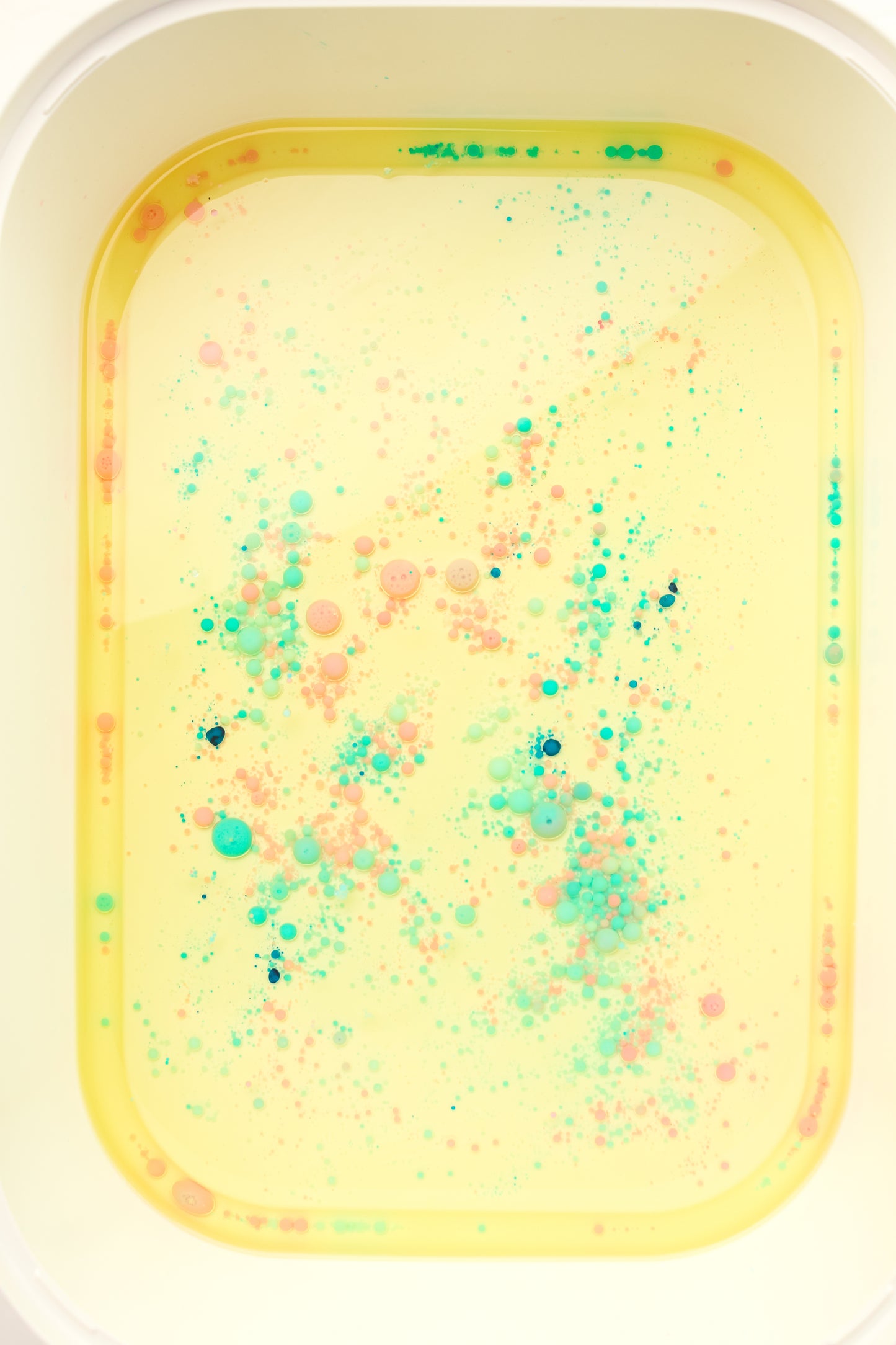 Lava Lamp Sensory Box