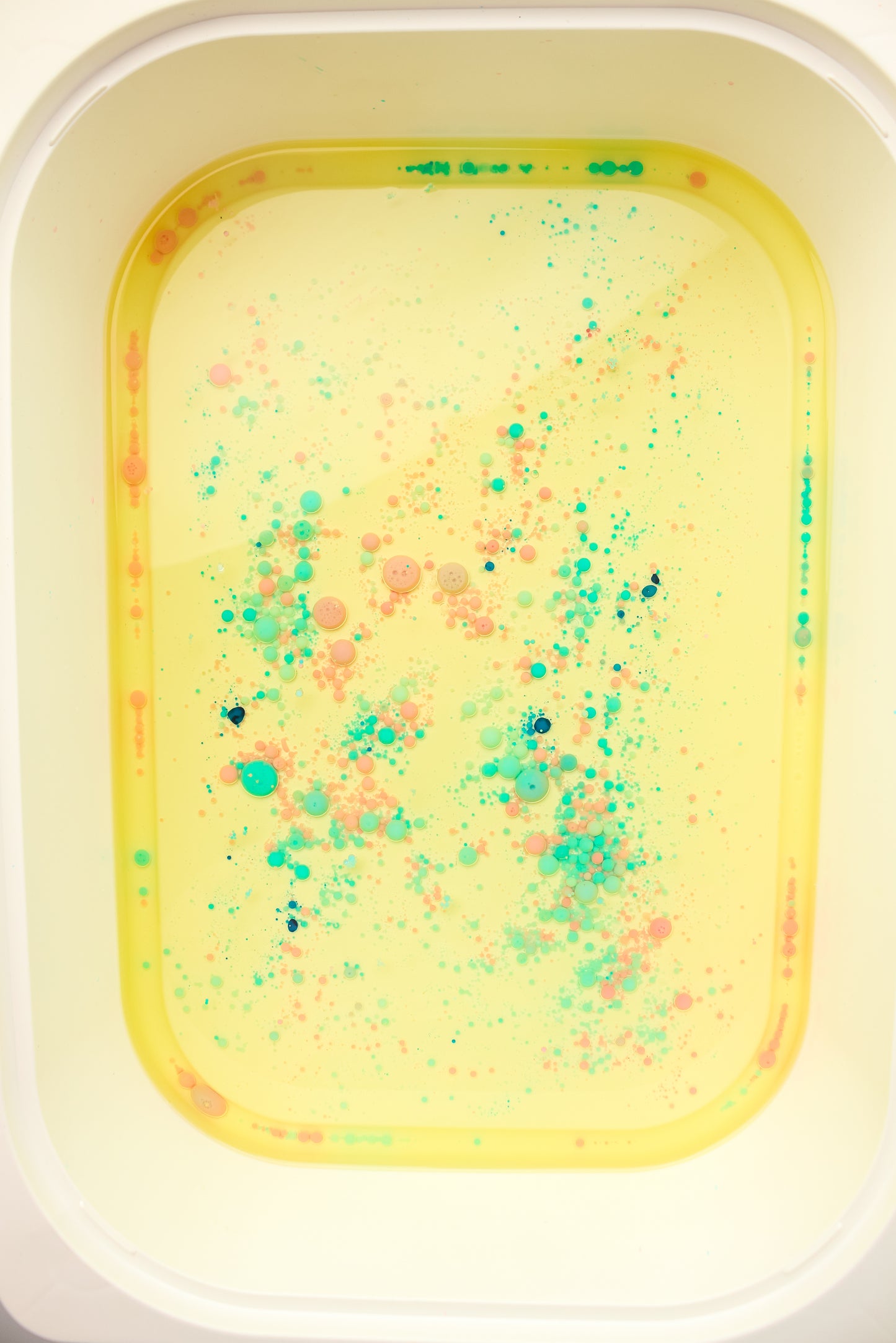 Lava Lamp Sensory Box