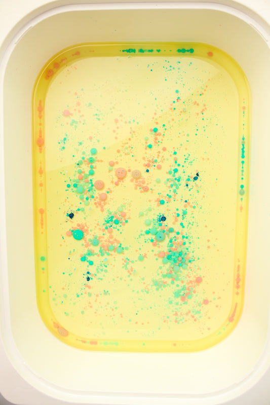 Lava Lamp Sensory Box