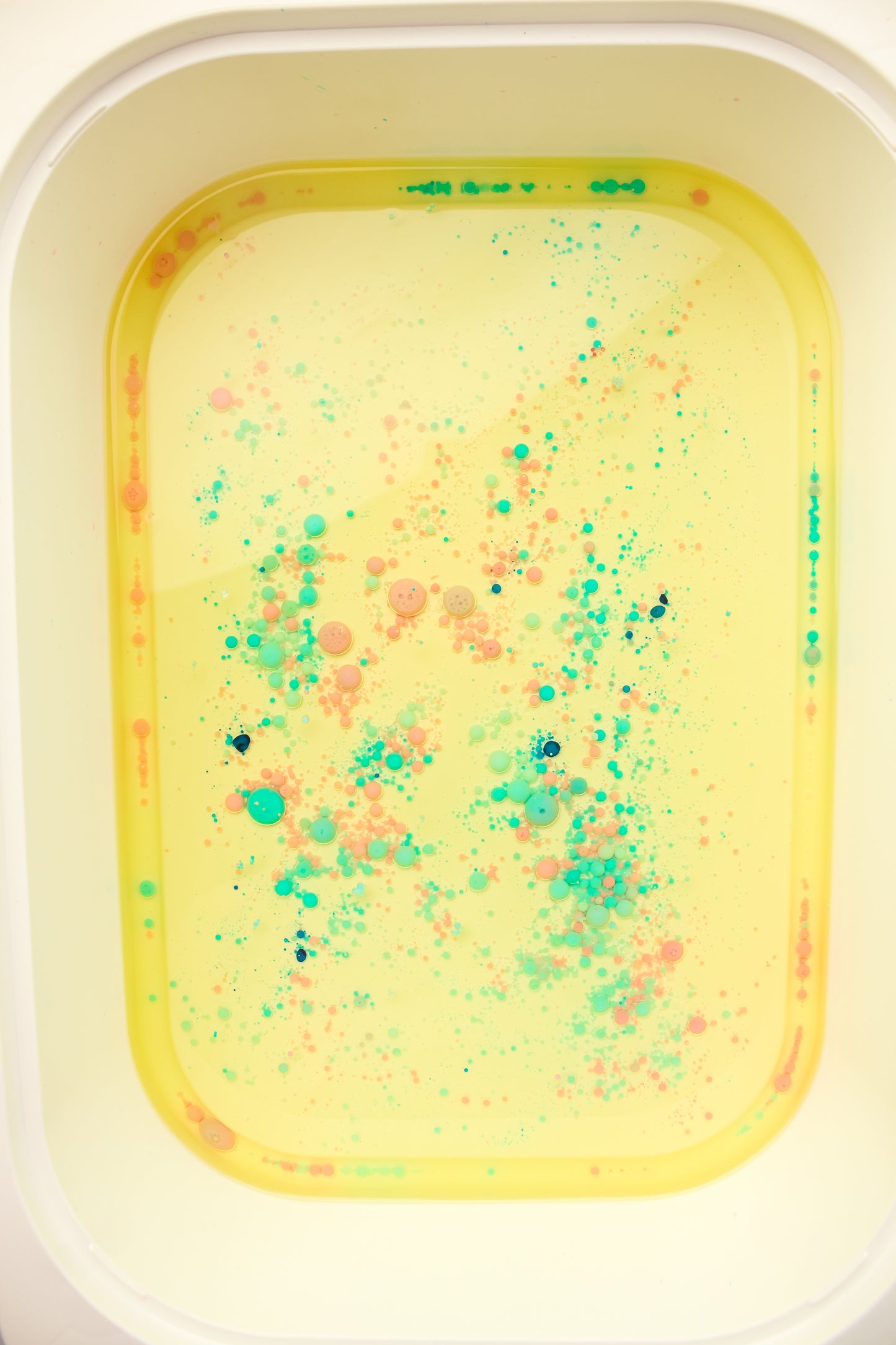 Lava Lamp Sensory Box