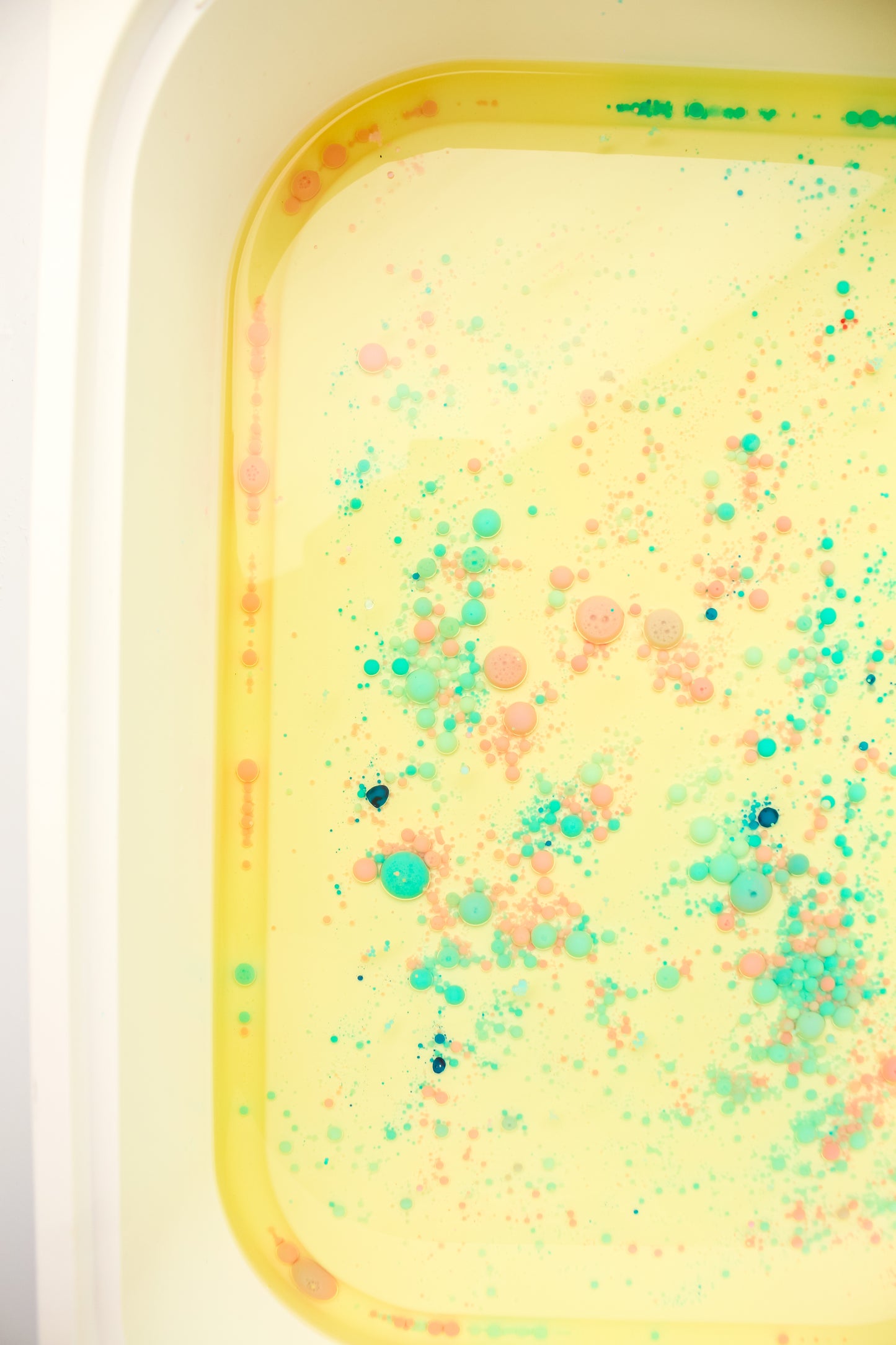 Lava Lamp Sensory Box