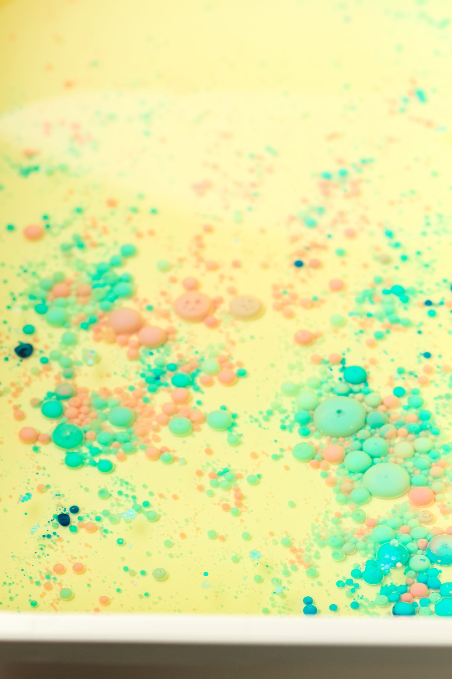 Lava Lamp Sensory Box