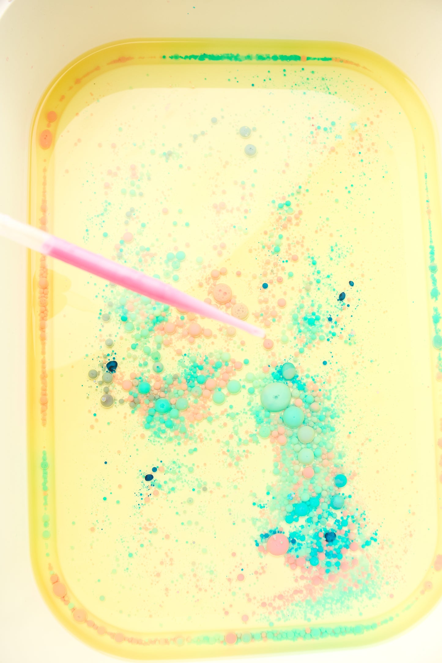 Lava Lamp Sensory Box