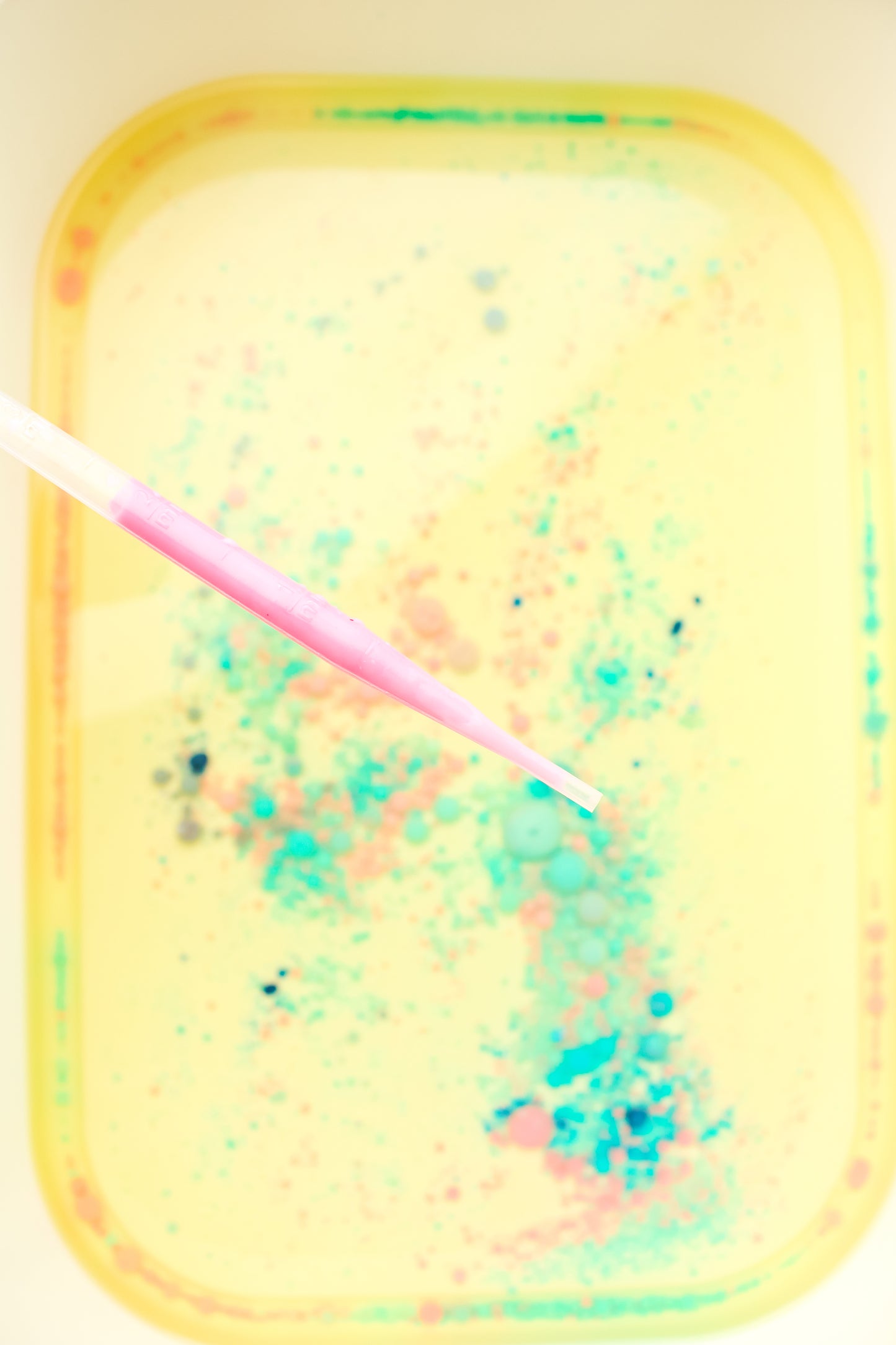 Lava Lamp Sensory Box