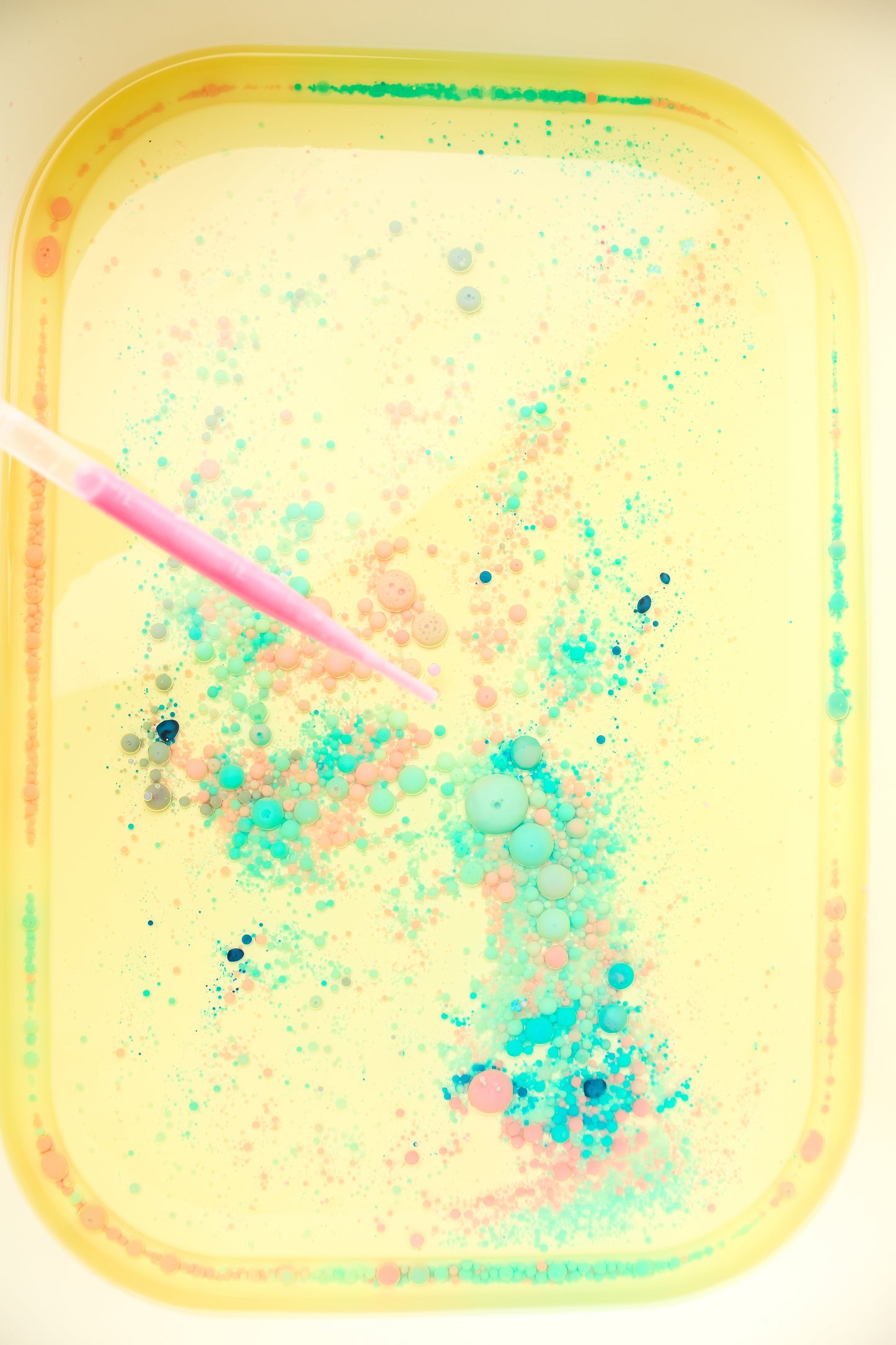 Lava Lamp Sensory Box