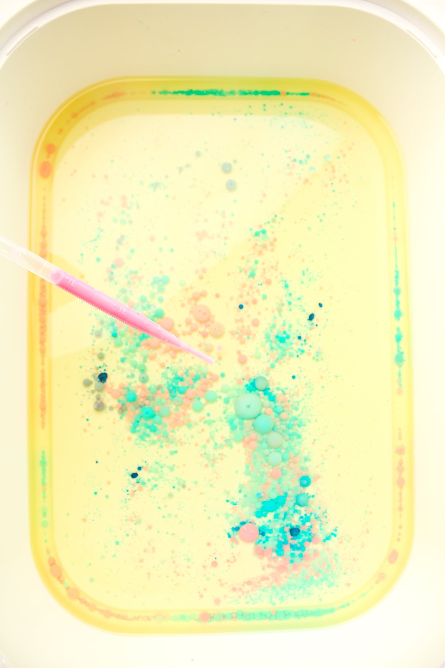 Lava Lamp Sensory Box