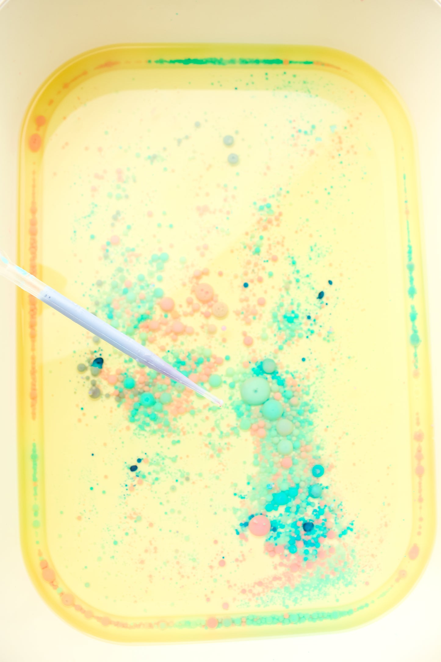 Lava Lamp Sensory Box