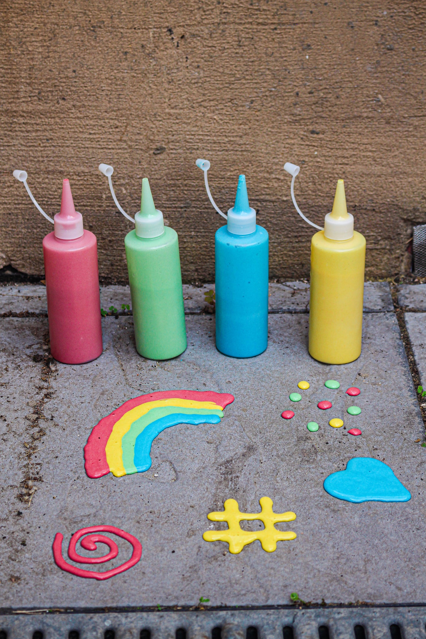 Puffy Sidewalk Foam Paint