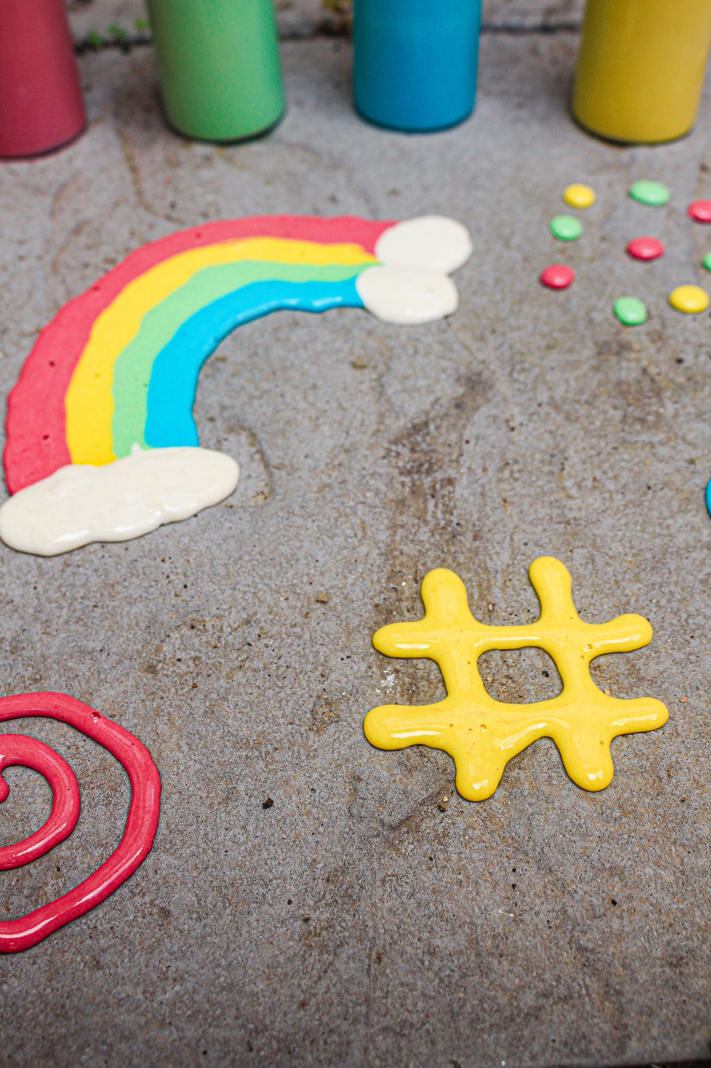 Puffy Sidewalk Foam Paint