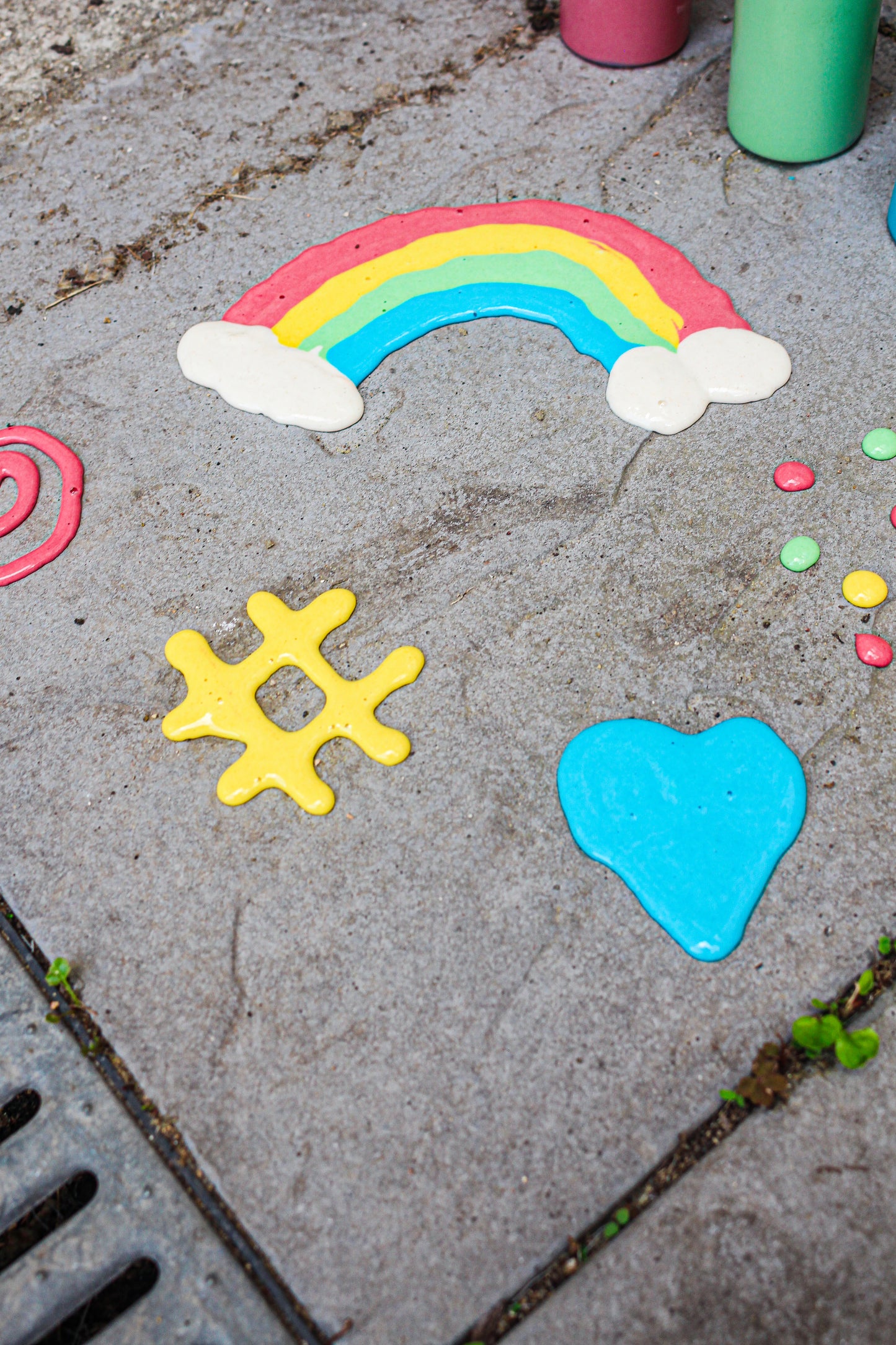 Puffy Sidewalk Foam Paint