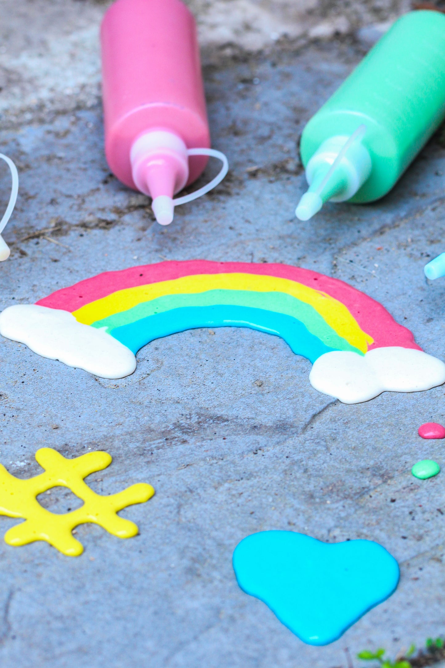 Puffy Sidewalk Foam Paint
