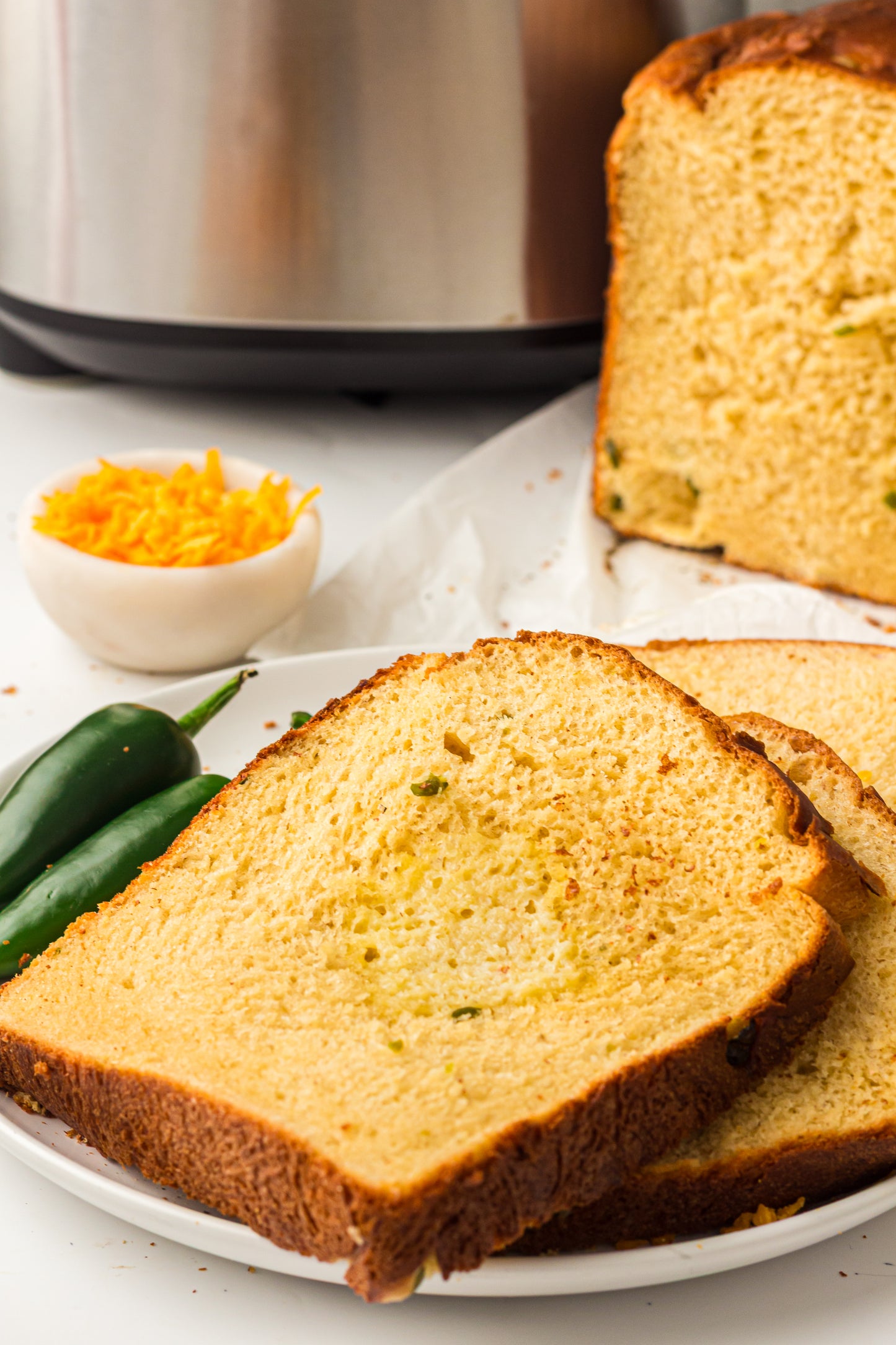Breadmaker Jalapeño Cheddar Bread (PLR)