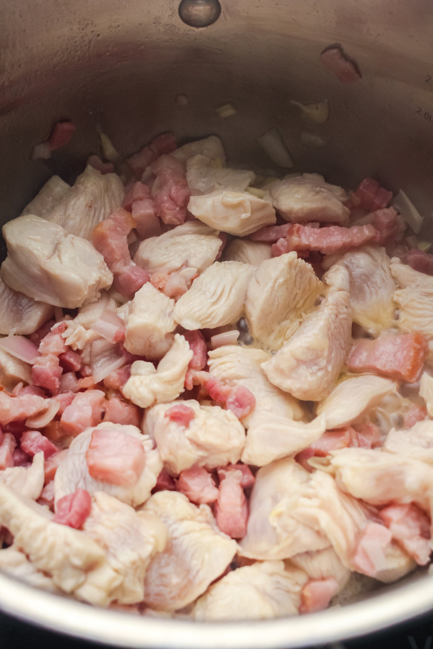 Creamy Chicken, Bacon & Pea Risotto
