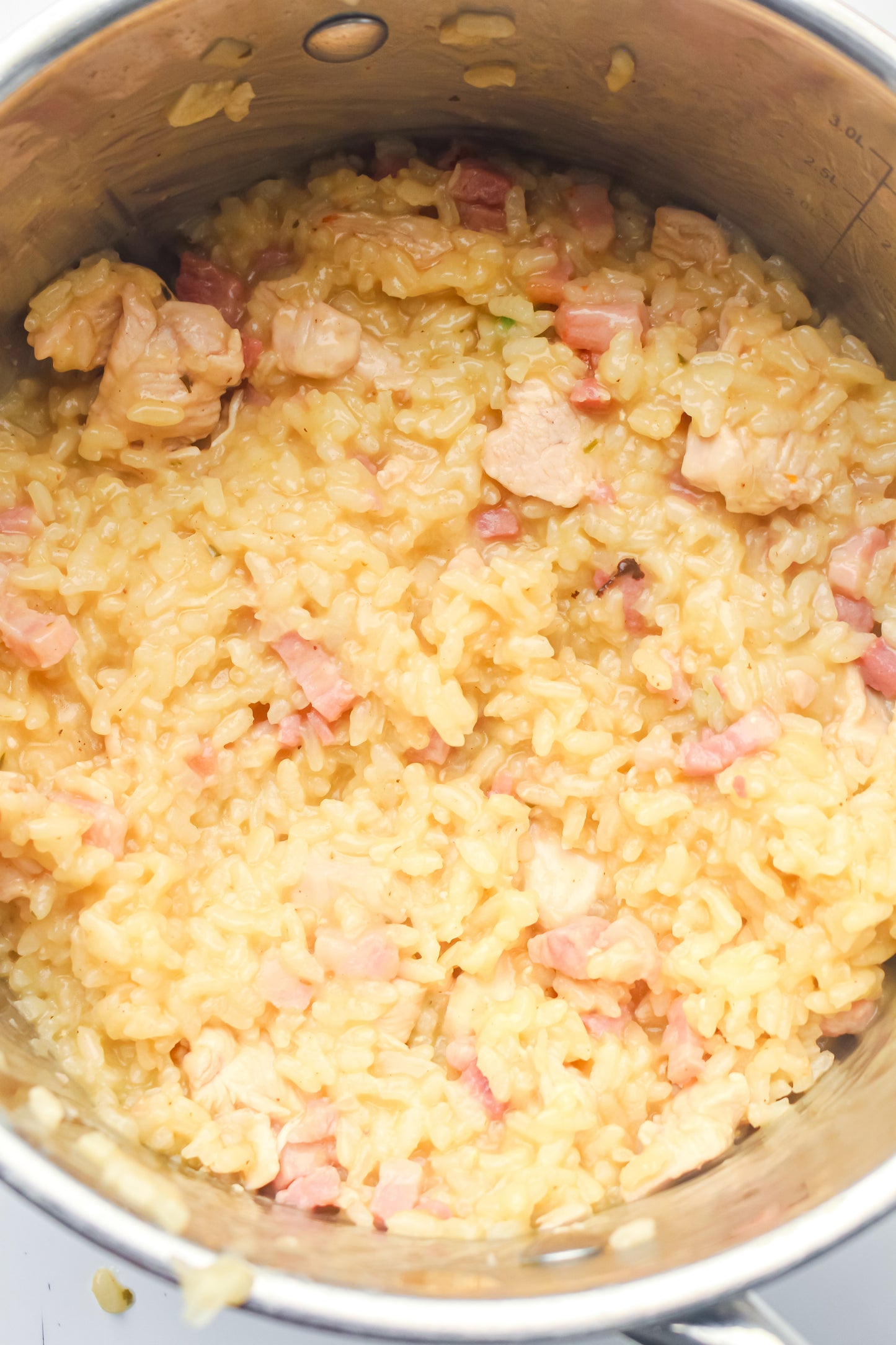 Creamy Chicken, Bacon & Pea Risotto