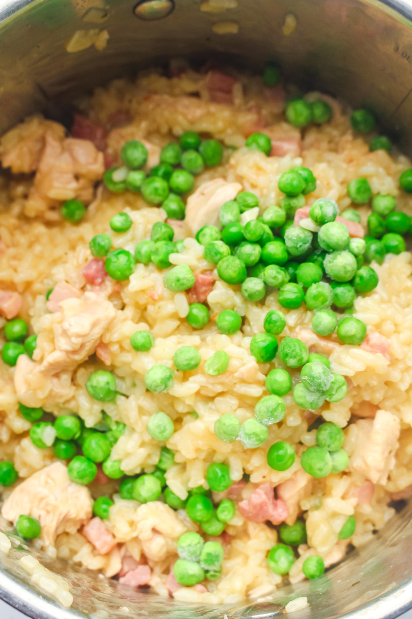 Creamy Chicken, Bacon & Pea Risotto