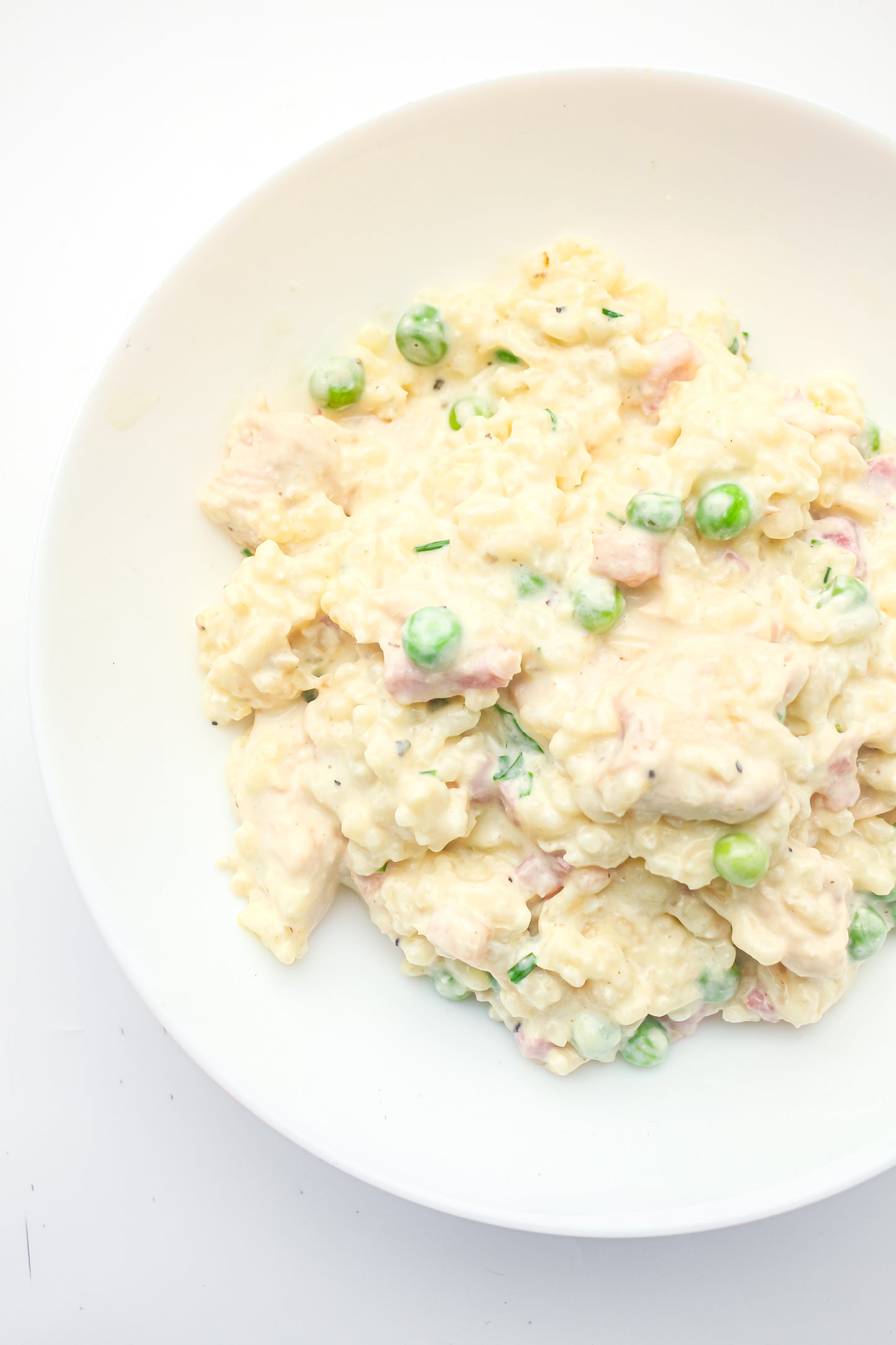 Creamy Chicken, Bacon & Pea Risotto