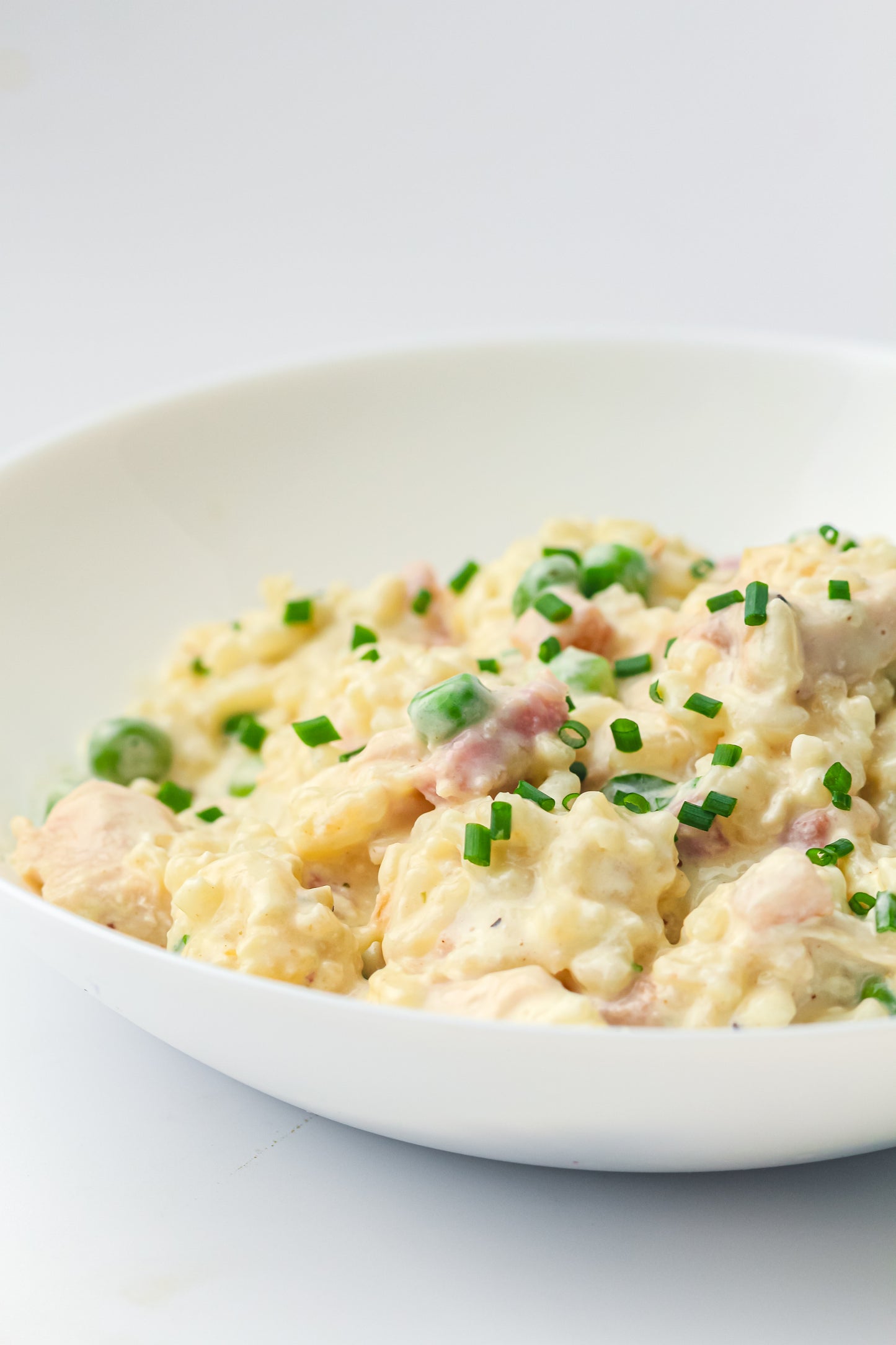 Creamy Chicken, Bacon & Pea Risotto