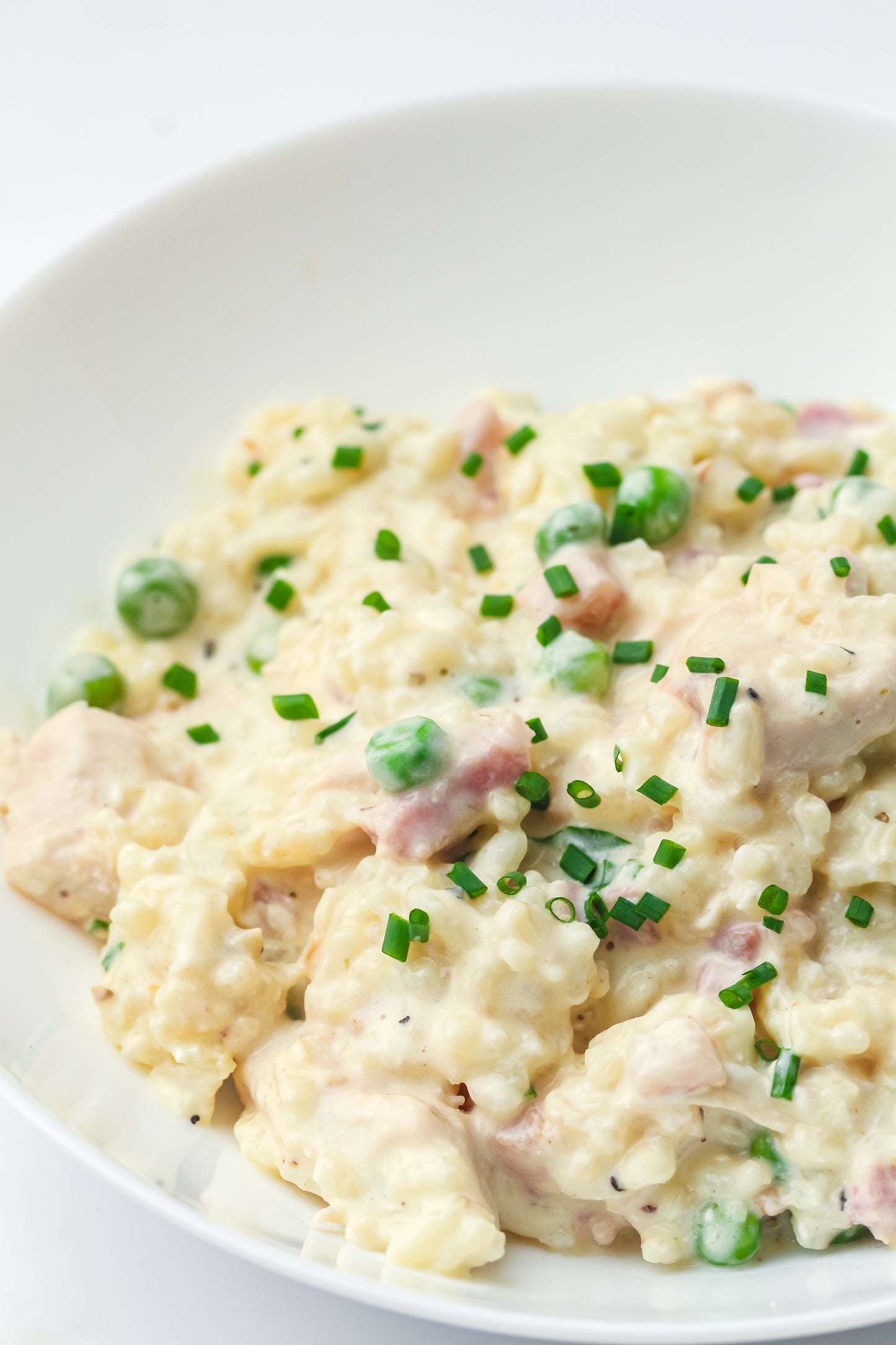 Creamy Chicken, Bacon & Pea Risotto