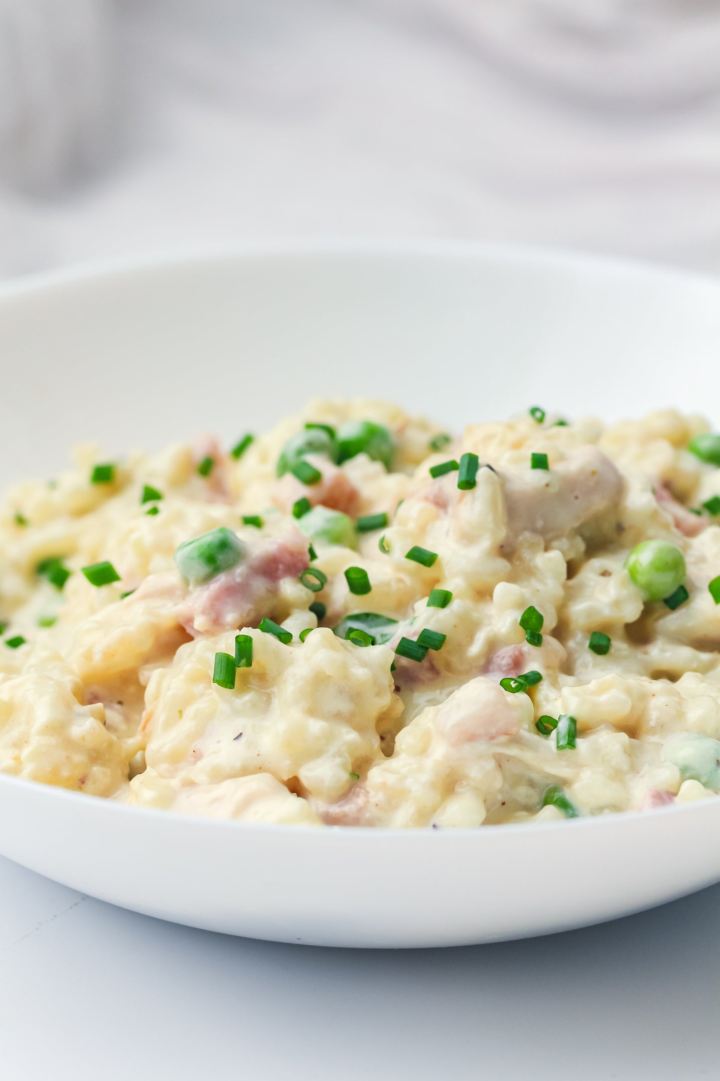Creamy Chicken, Bacon & Pea Risotto