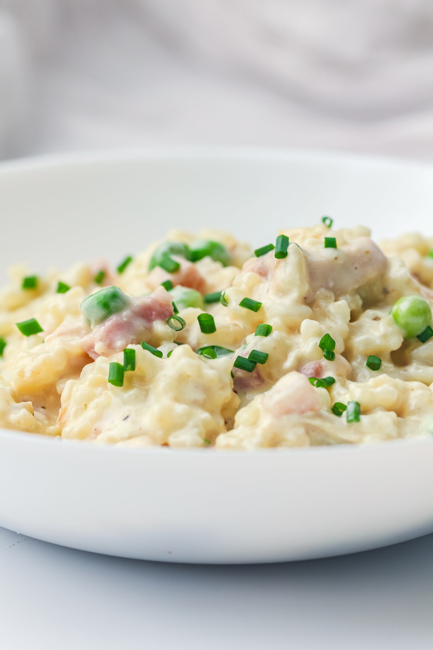 Creamy Chicken, Bacon & Pea Risotto