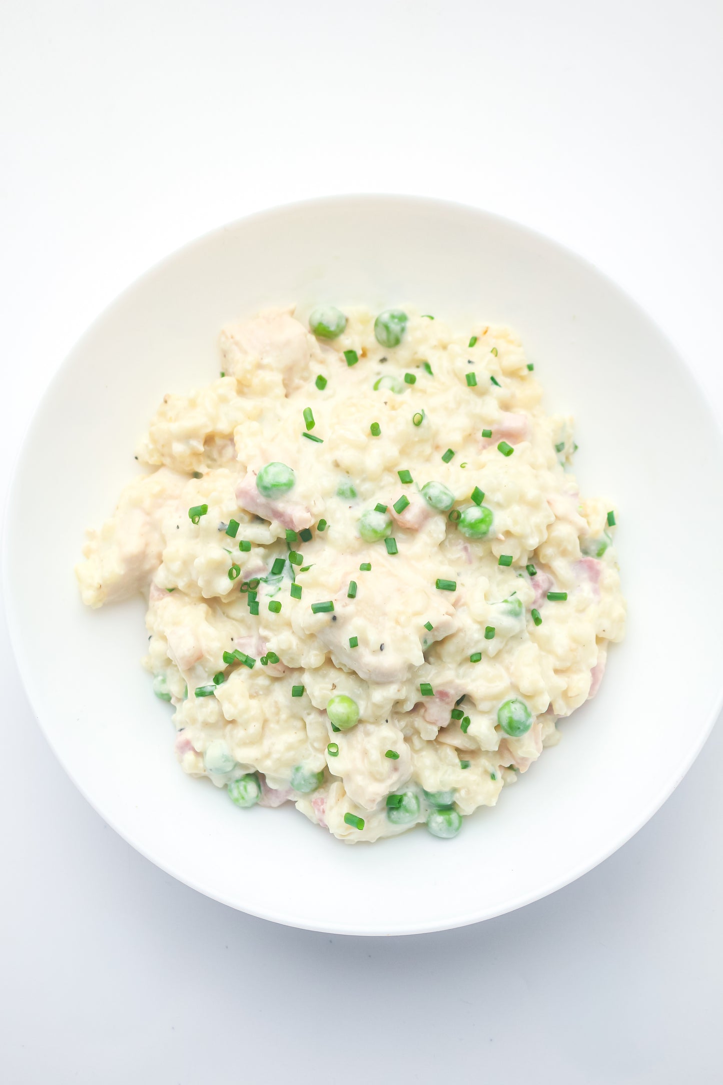 Creamy Chicken, Bacon & Pea Risotto