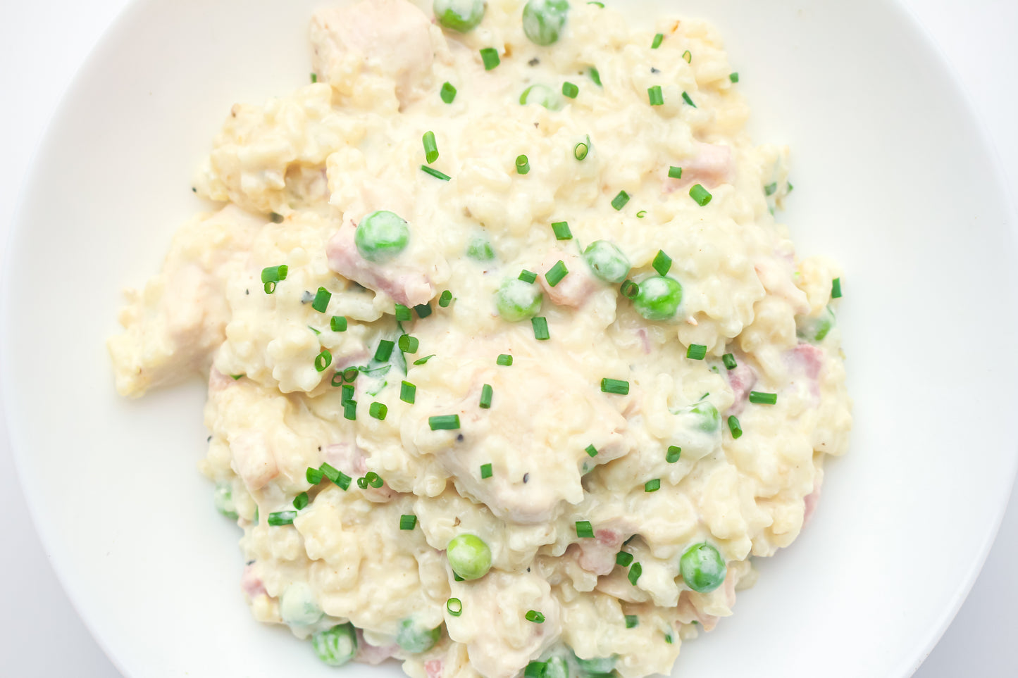 Creamy Chicken, Bacon & Pea Risotto