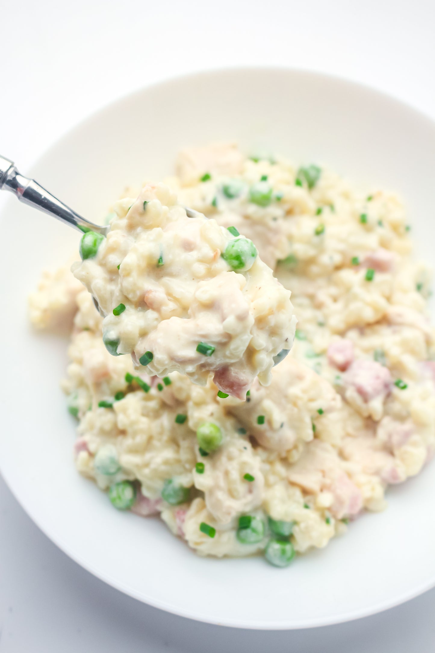 Creamy Chicken, Bacon & Pea Risotto