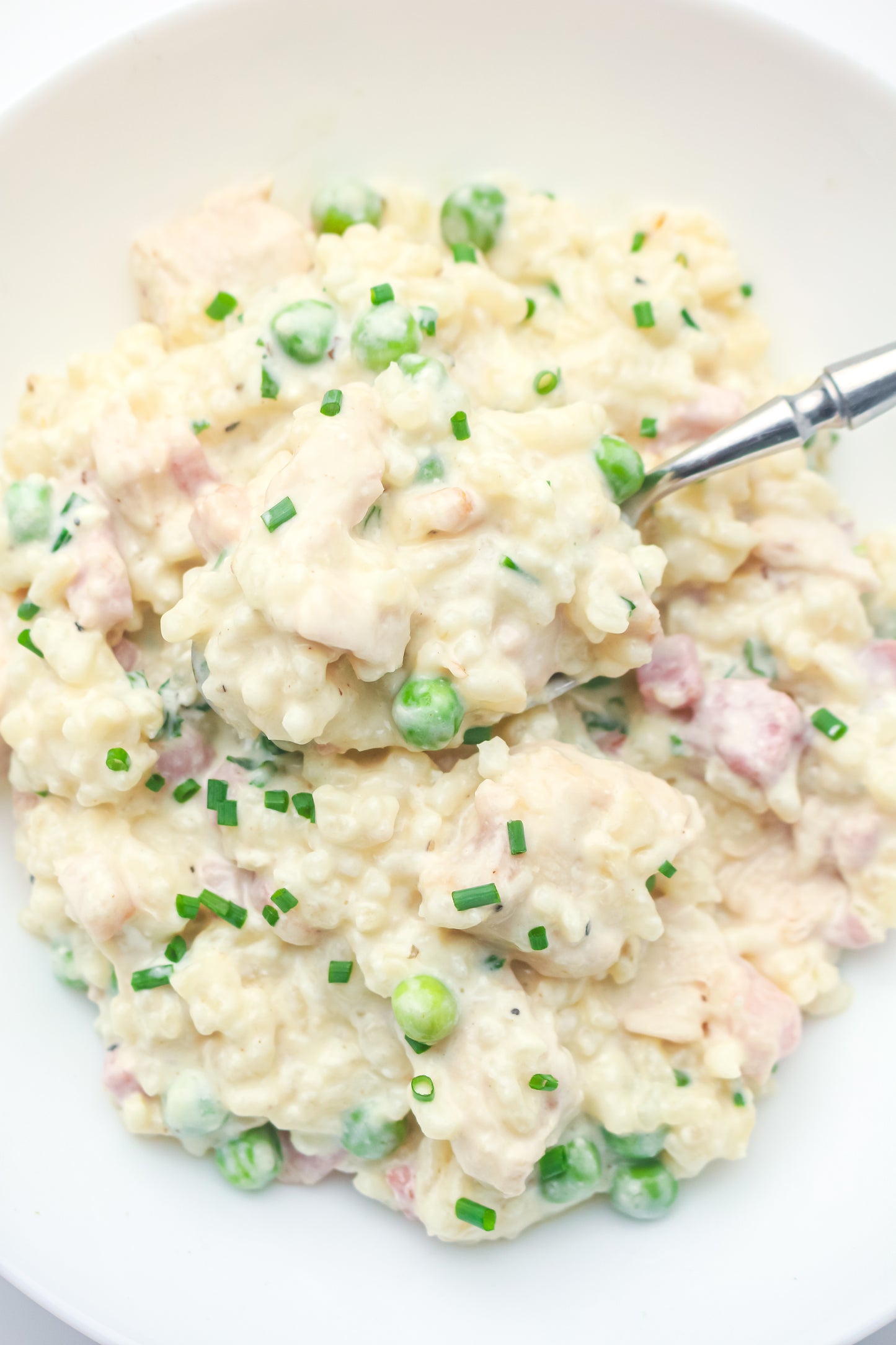 Creamy Chicken, Bacon & Pea Risotto