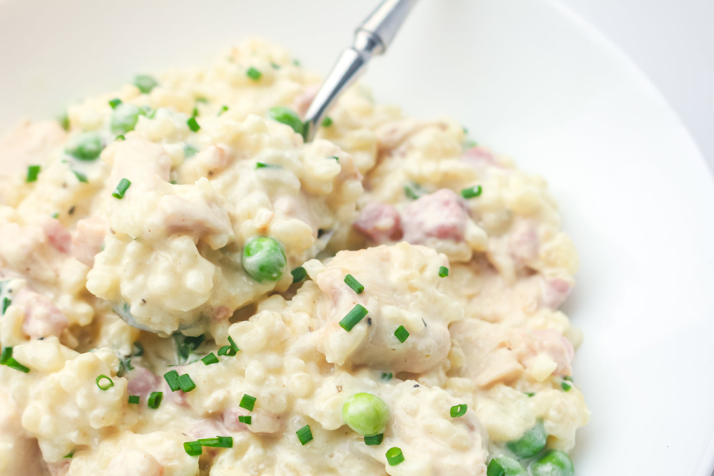 Creamy Chicken, Bacon & Pea Risotto